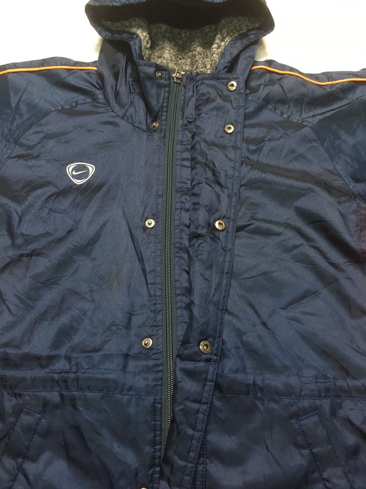 Nike × Vintage Vintage Nike long jacket Size US L / EU 52-54 / 3 - 9 Thumbnail