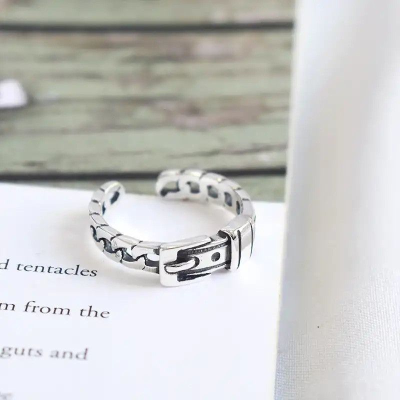 Designer × Vintage Belt Ring🔥🔥🔥 Size ONE SIZE - 2 Thumbnail