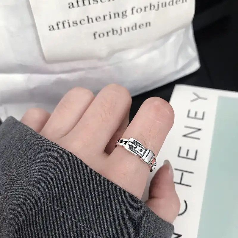 Designer × Vintage Belt Ring🔥🔥🔥 Size ONE SIZE - 4 Thumbnail