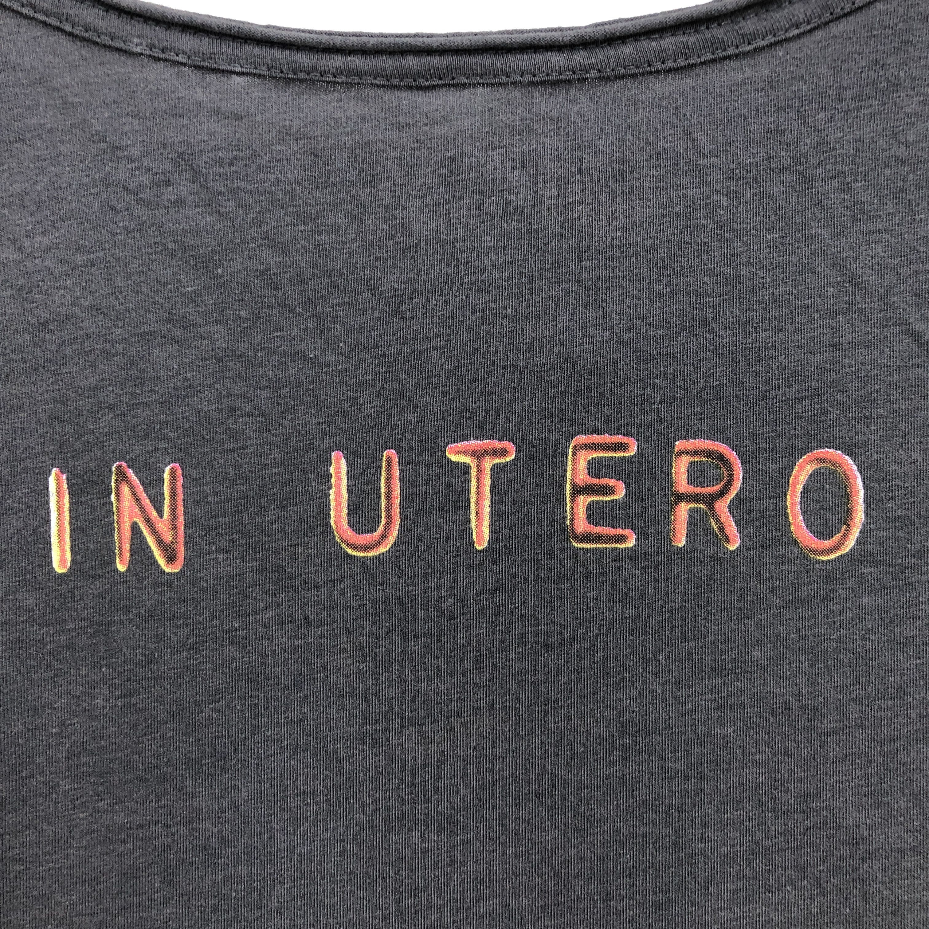Band Tees Vintage Nirvana T Shirt Grunge Nirvana in Utero Tour Tees Size US XS / EU 42 / 0 - 4 Thumbnail