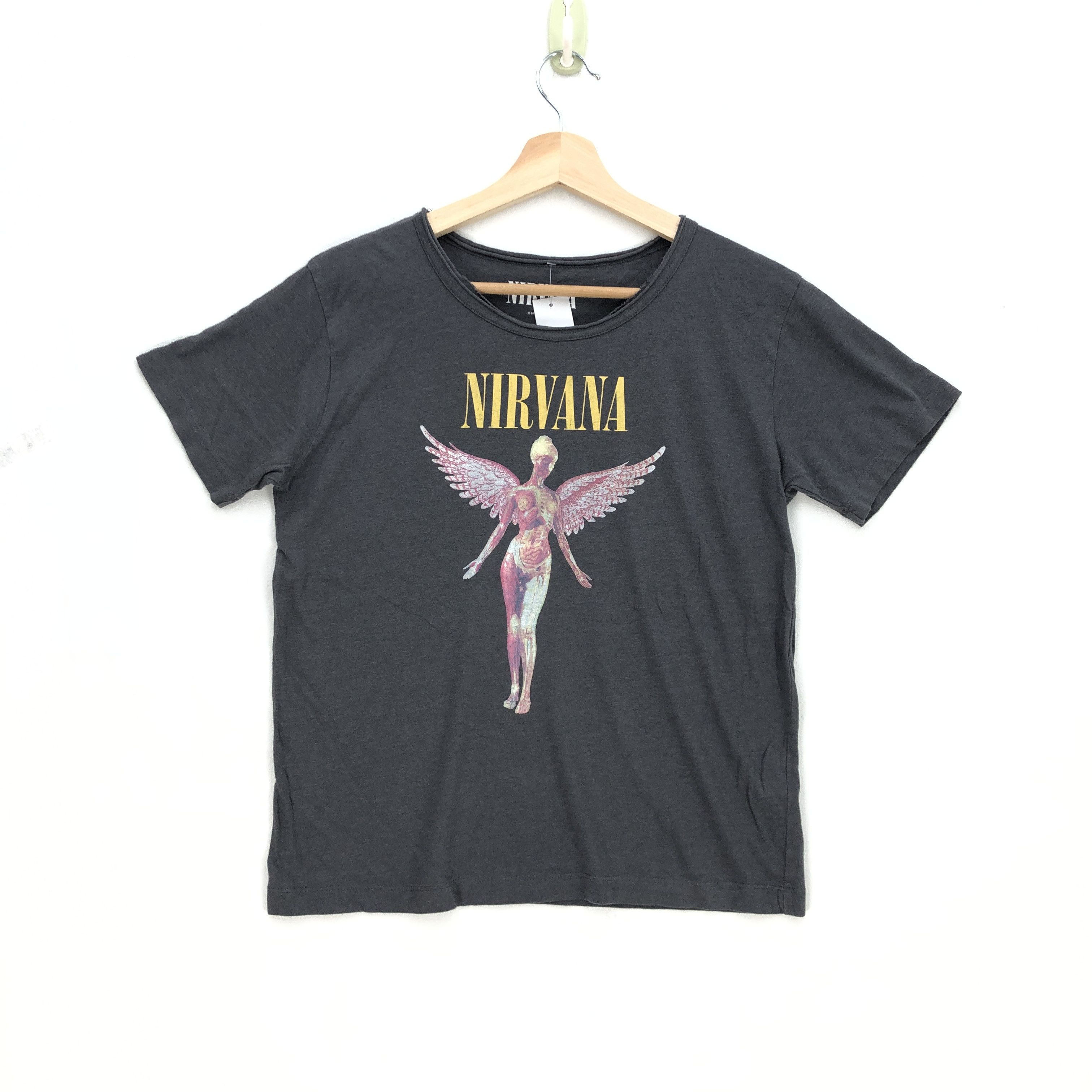 Band Tees Vintage Nirvana T Shirt Grunge Nirvana in Utero Tour Tees Size US XS / EU 42 / 0 - 1 Thumbnail