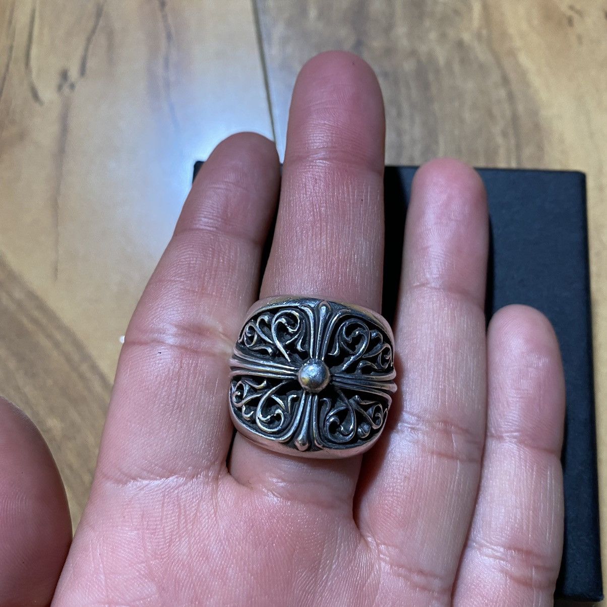 クロムハーツ(chrome hearts) クラシックオーバルクロスベルトリング