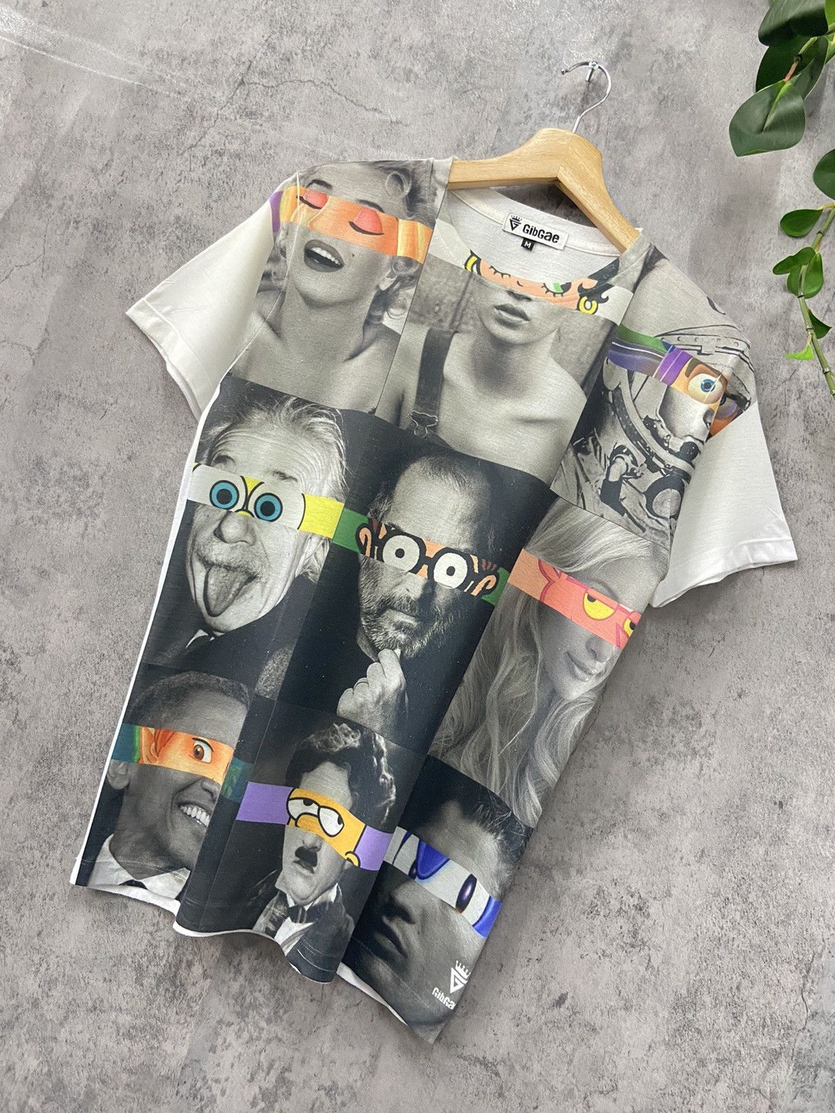 Japanese Brand Gibgae Japan Art Famous Celebrity Photo tee Tshirt Size US M / EU 48-50 / 2 - 2 Thumbnail