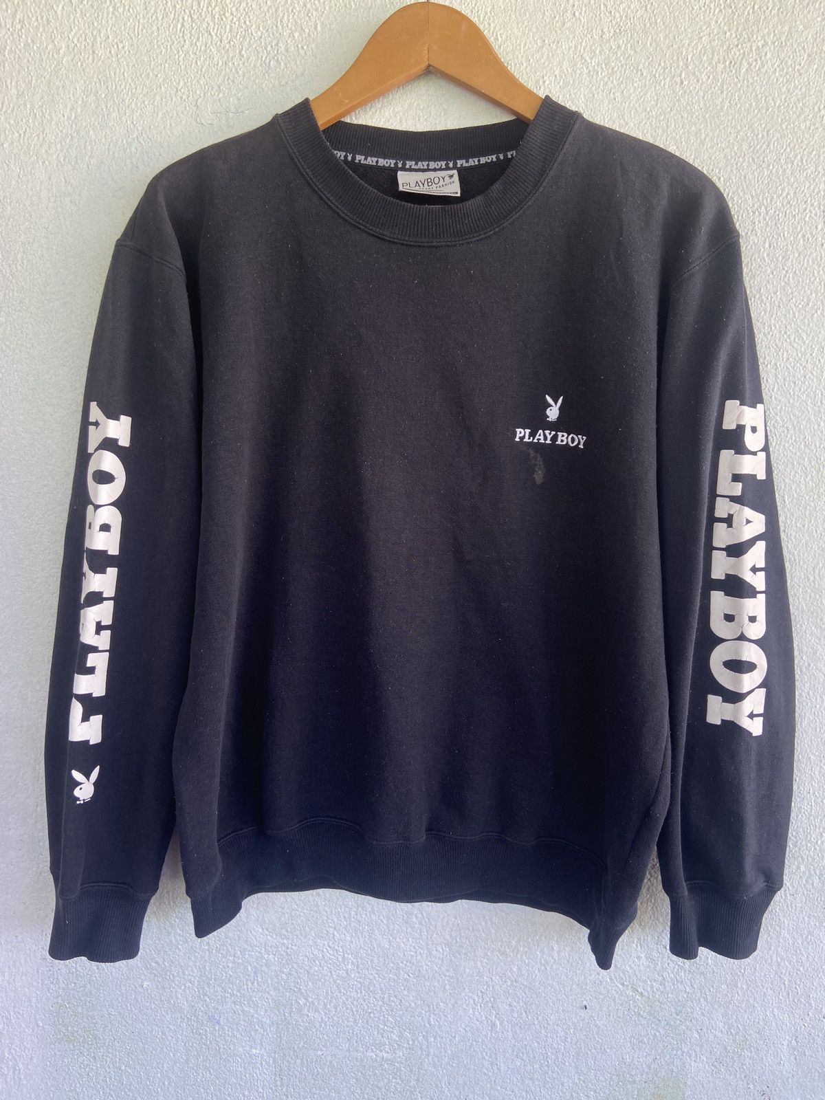 Playboy Vintage Playboy Big Logo Sweatshirt Size US L / EU 52-54 / 3 - 2 Thumbnail