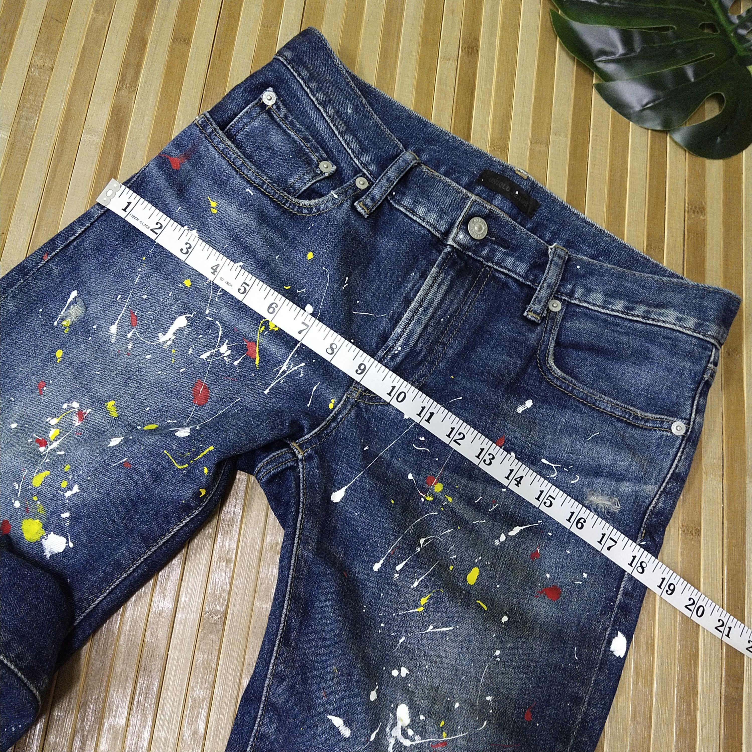 Japanese Brand × Uniqlo Paint Splatter Jeans + Distressed Size US 30 / EU 46 - 16 Thumbnail