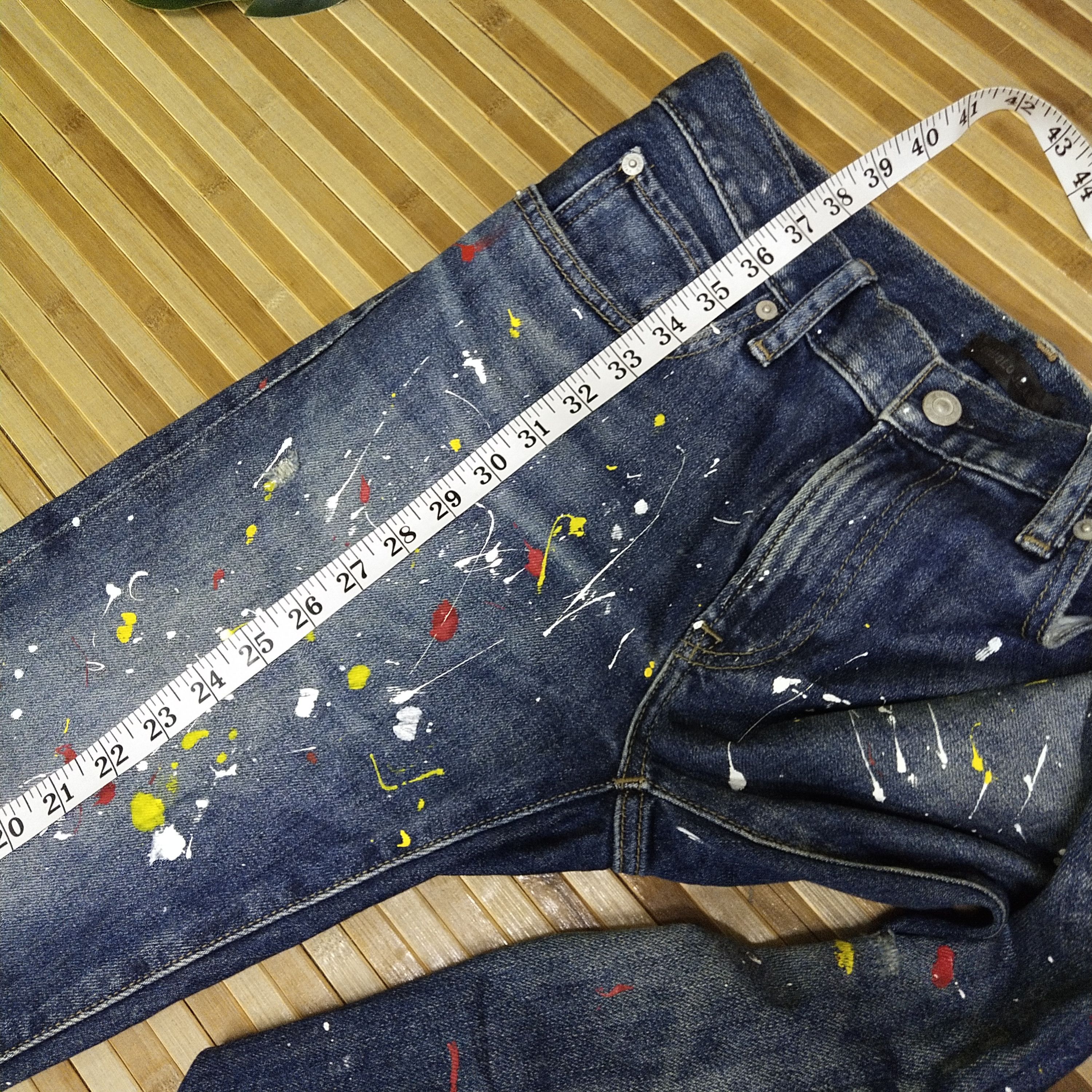 Japanese Brand × Uniqlo Paint Splatter Jeans + Distressed Size US 30 / EU 46 - 15 Thumbnail
