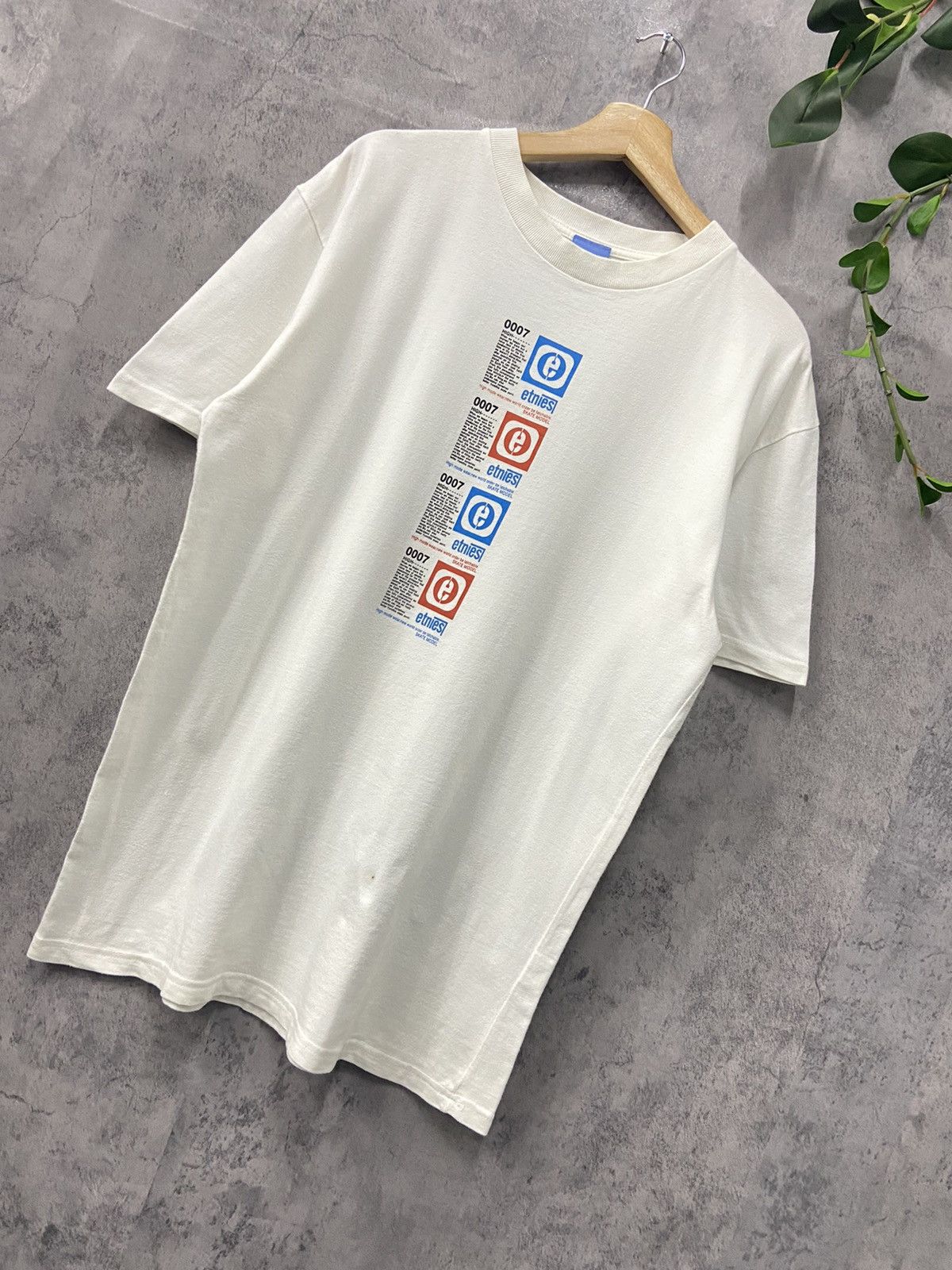 Etnies × Vintage Vintage 90’s Etnies Skateboarding Tshirt Size US L / EU 52-54 / 3 - 3 Thumbnail