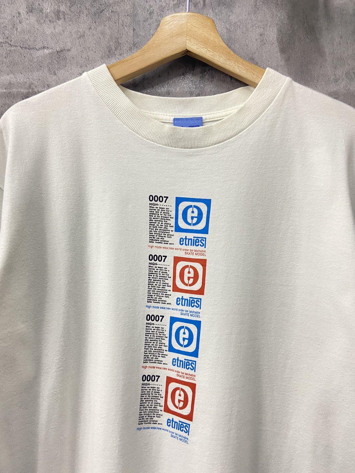 Etnies × Vintage Vintage 90’s Etnies Skateboarding Tshirt Size US L / EU 52-54 / 3 - 5 Thumbnail