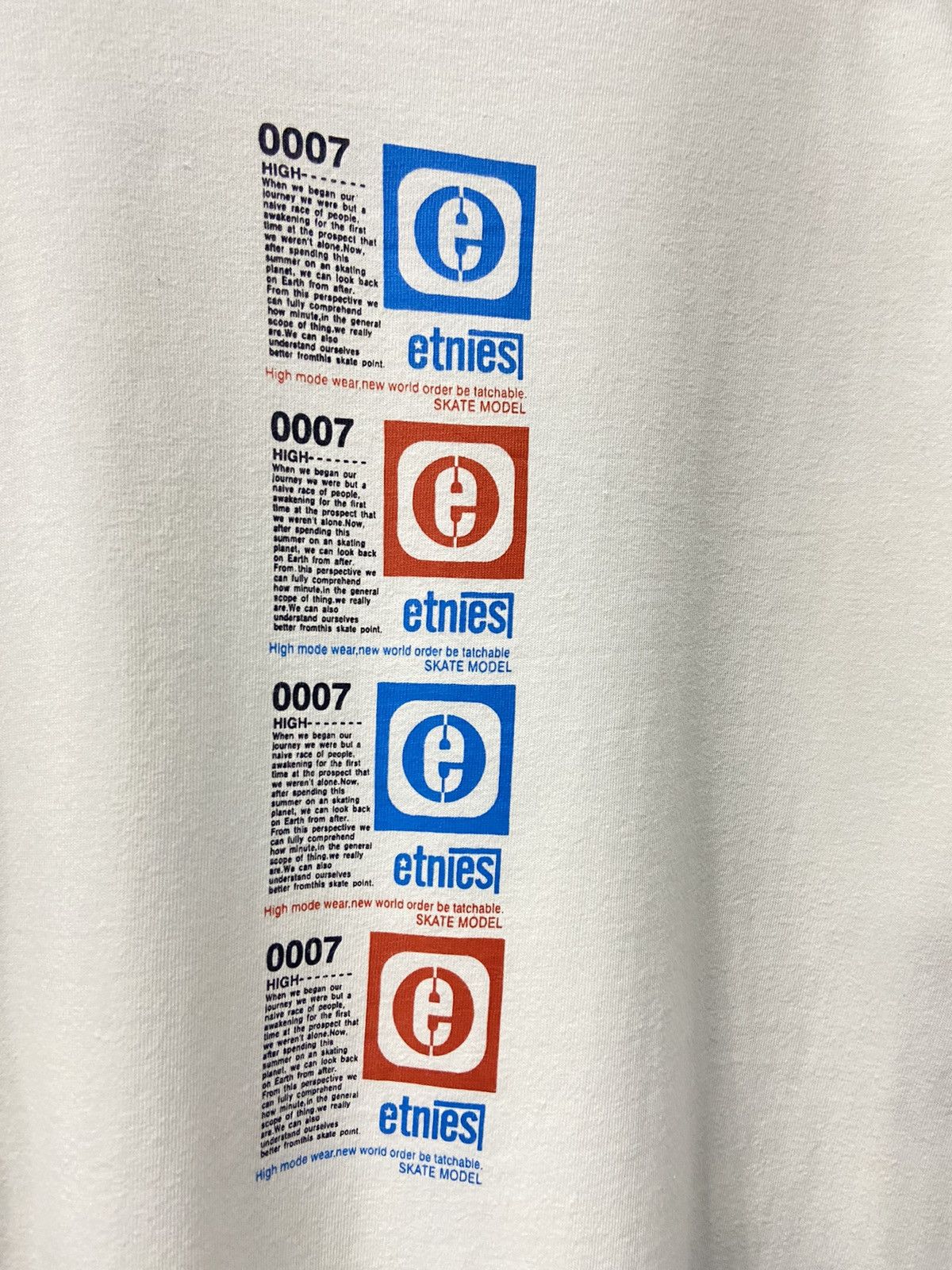 Etnies × Vintage Vintage 90’s Etnies Skateboarding Tshirt Size US L / EU 52-54 / 3 - 6 Thumbnail