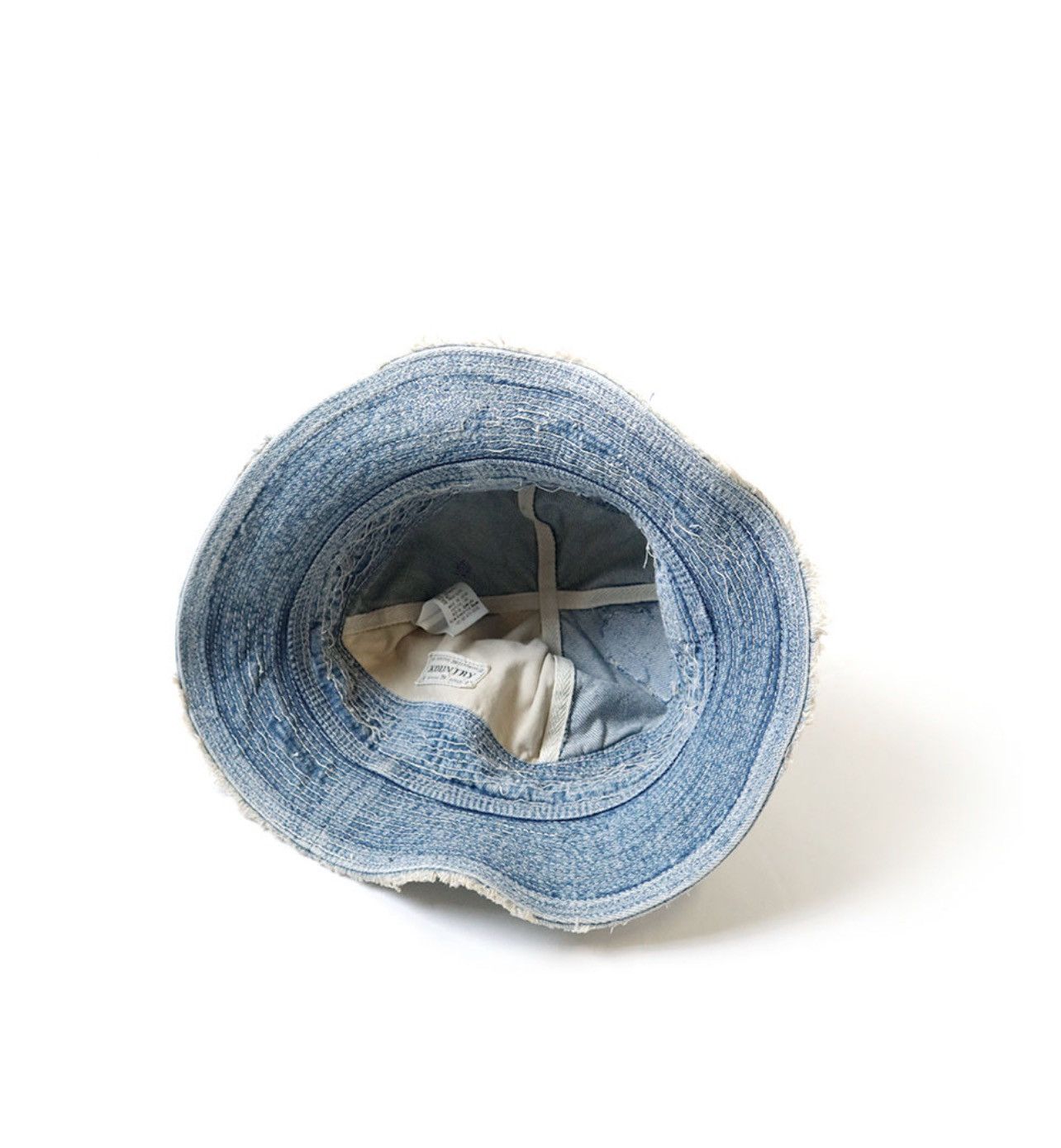 Kapital Kapital Old Man And The Sea Crushed Denim Bucket Hat Size ONE SIZE - 5 Thumbnail