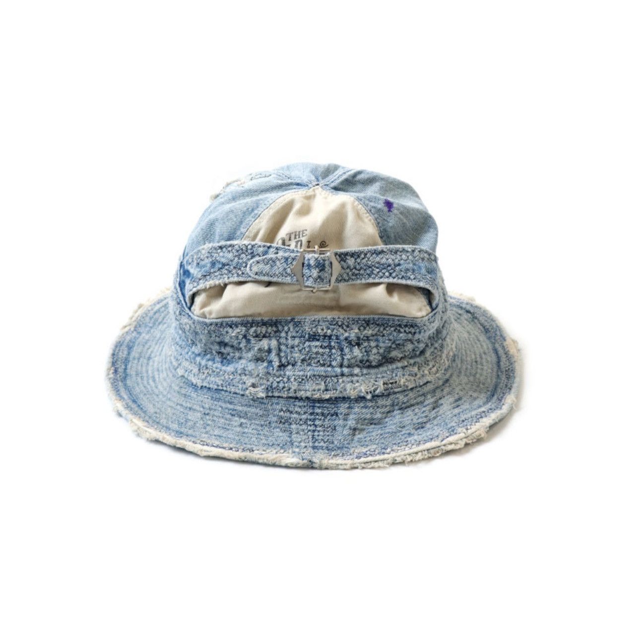 Kapital Kapital Old Man And The Sea Crushed Denim Bucket Hat Size ONE SIZE - 3 Thumbnail