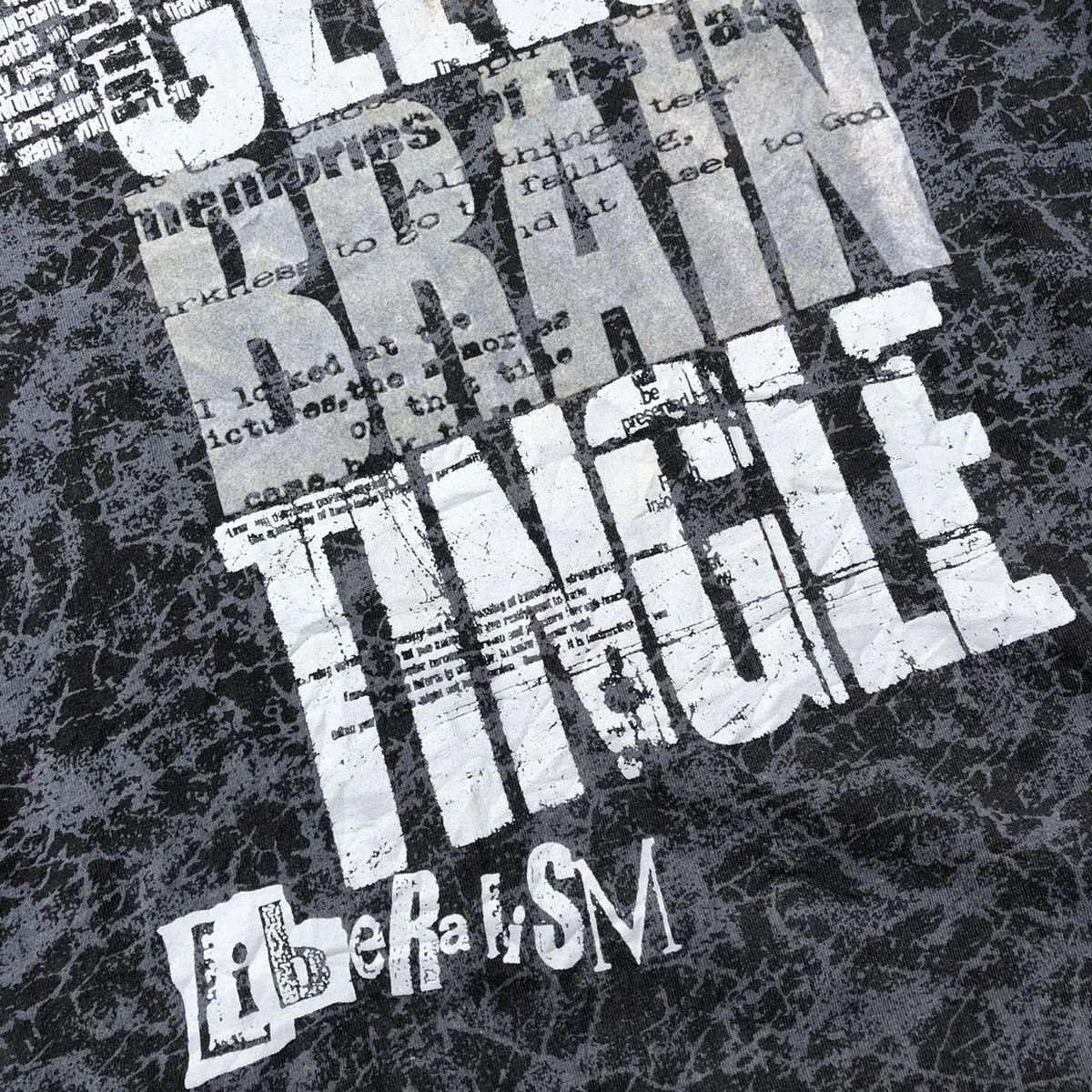 Japanese Brand × Vintage 🔥Sick🔥🇯🇵Slash Number Liberalism Sedi Styles Savage Punk Tee Size US L / EU 52-54 / 3 - 4 Thumbnail