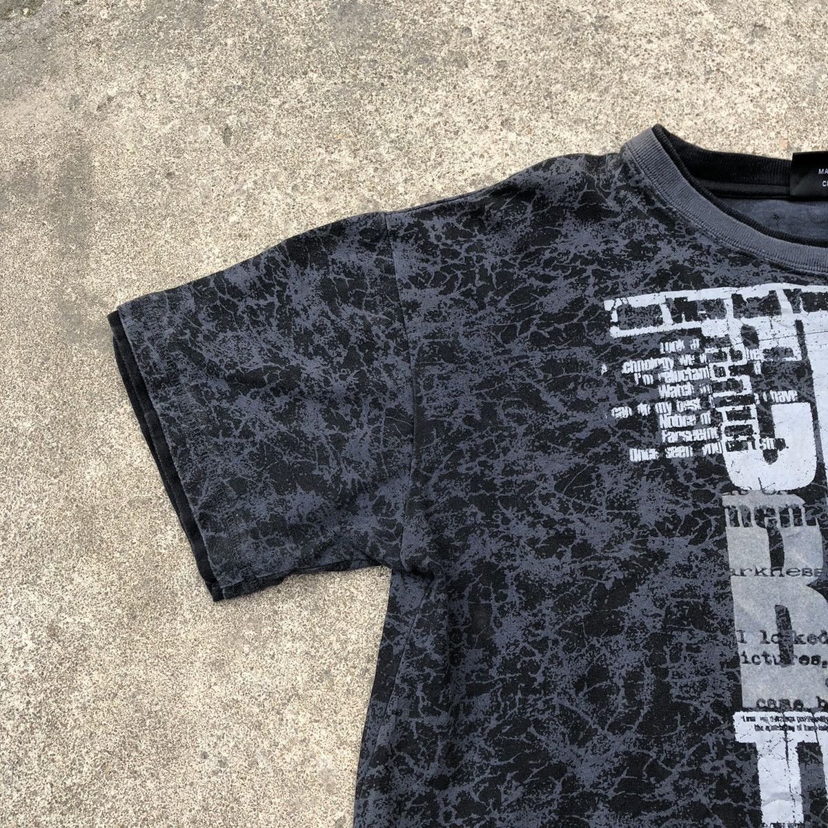Japanese Brand × Vintage 🔥Sick🔥🇯🇵Slash Number Liberalism Sedi Styles Savage Punk Tee Size US L / EU 52-54 / 3 - 8 Thumbnail