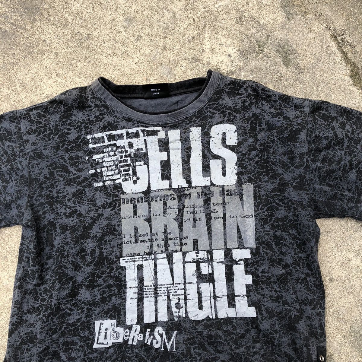 Japanese Brand × Vintage 🔥Sick🔥🇯🇵Slash Number Liberalism Sedi Styles Savage Punk Tee Size US L / EU 52-54 / 3 - 2 Thumbnail