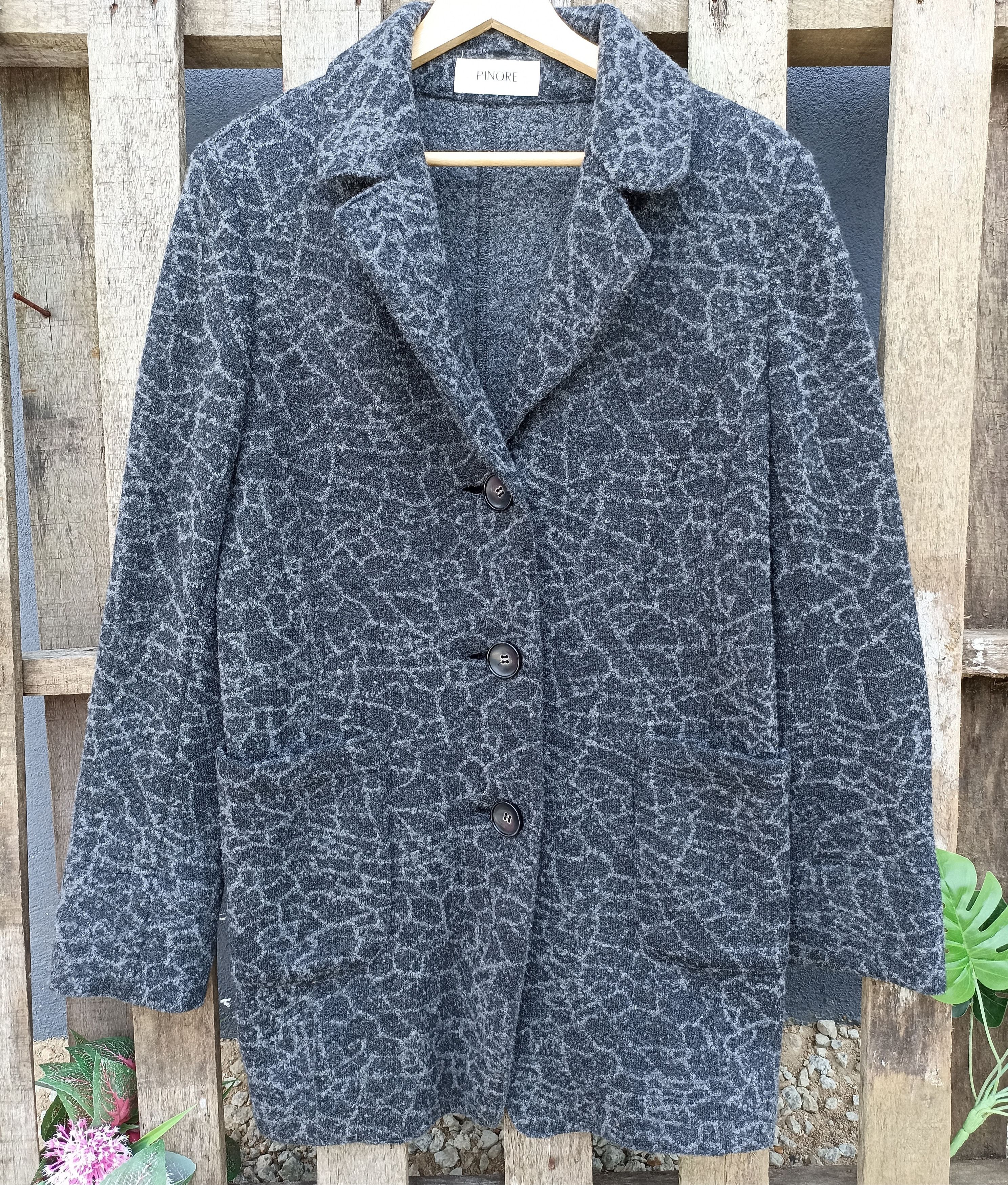 Designer × Japanese Brand Pinore Hair Cadigan Jacket Size US S / EU 44-46 / 1 - 1 Thumbnail