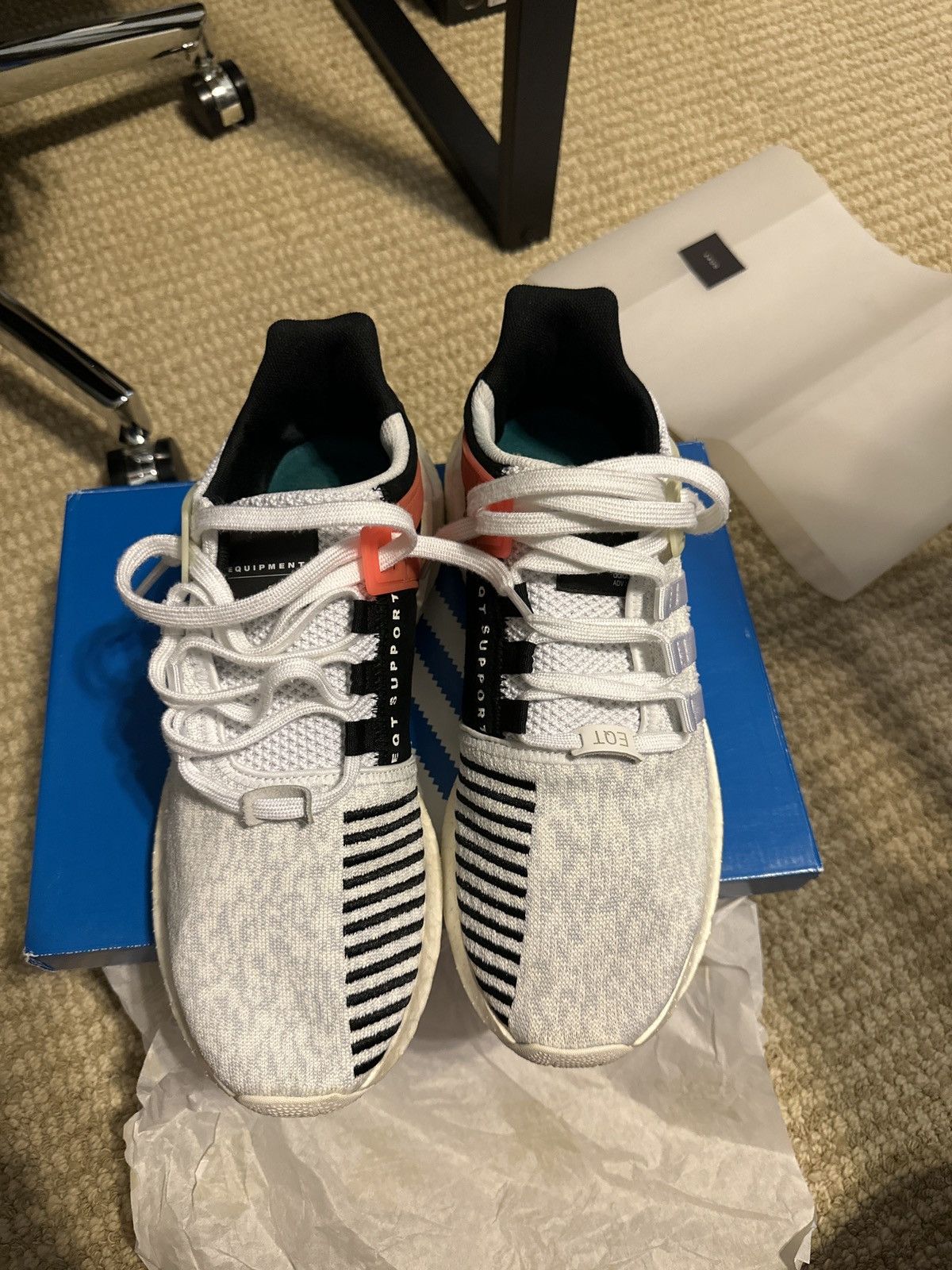 EQT Support 93/17 White Red