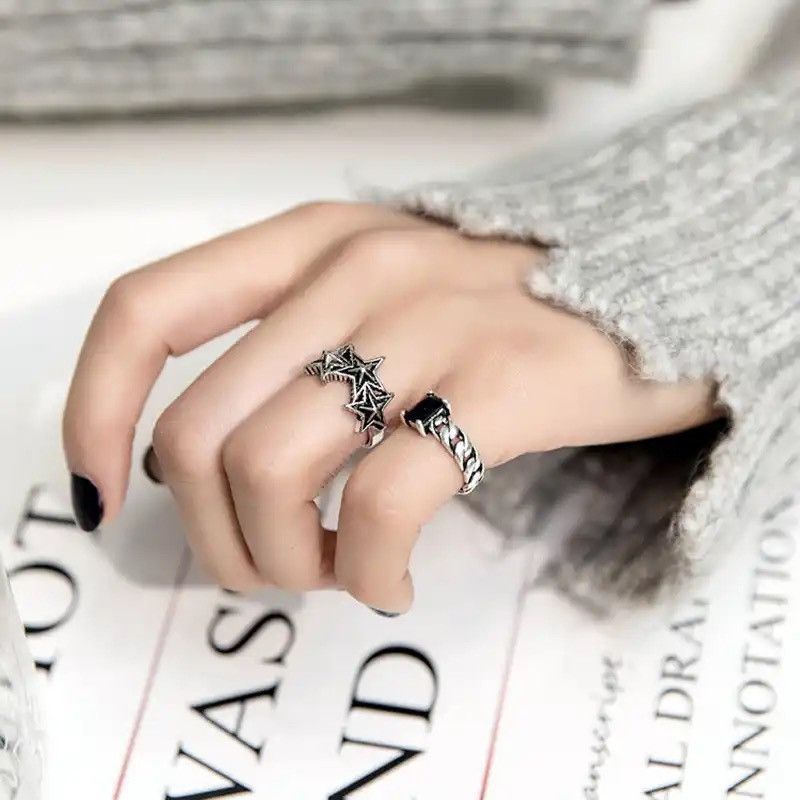 Vintage Three Star Ring🔥🔥🔥 Size ONE SIZE - 2 Thumbnail