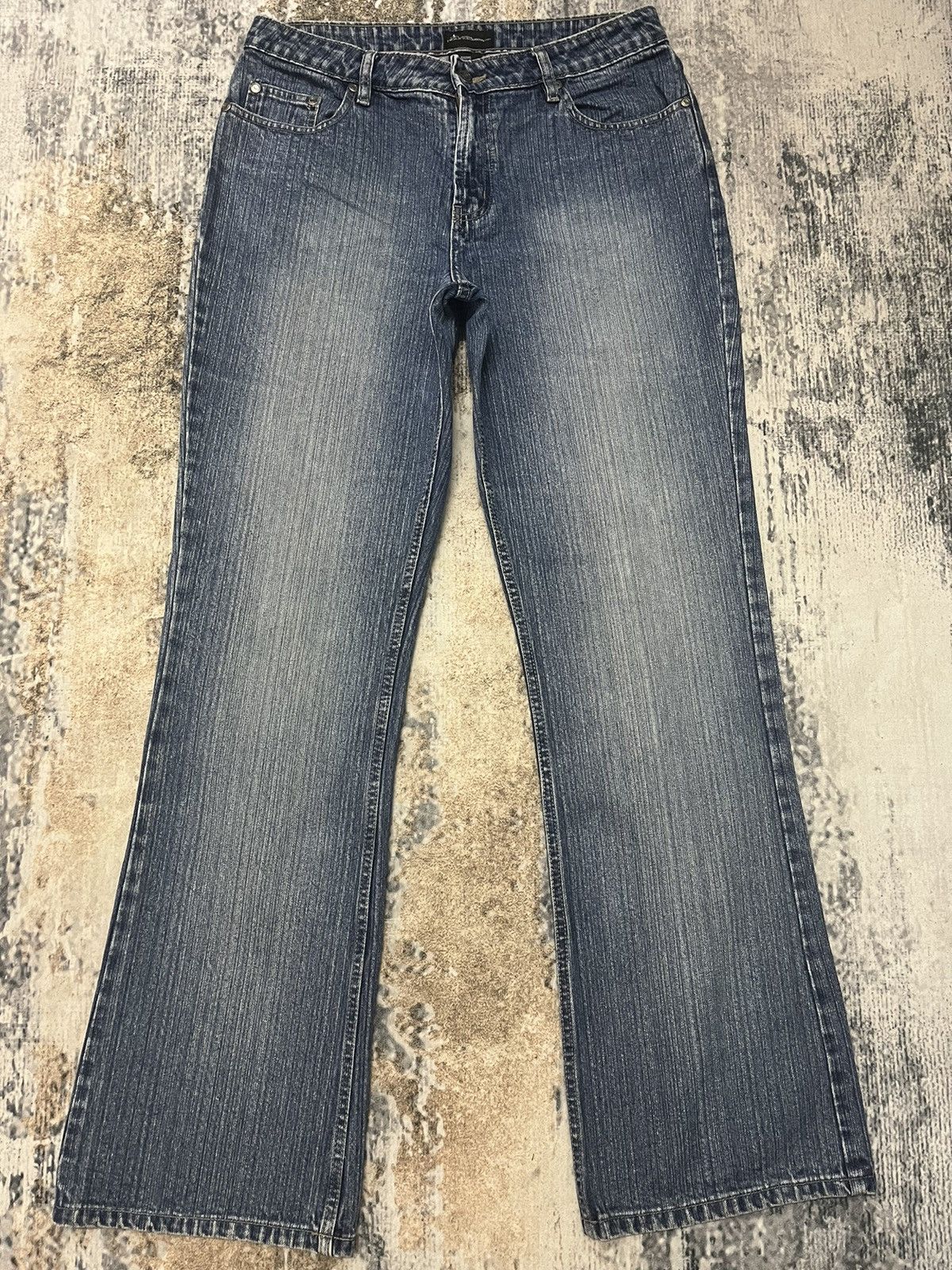 No Boundaries Bootcut Denim Jeans Distressed Denim