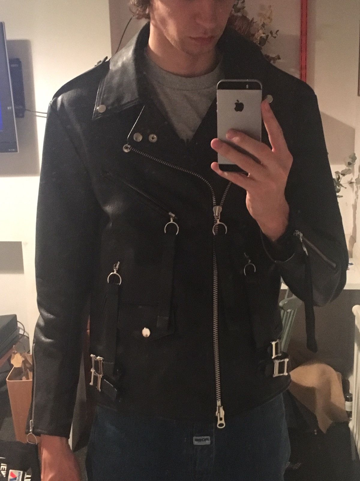 Matthew Miller Matthew Miller goat leather biker jacket medium Size US M / EU 48-50 / 2 - 5 Thumbnail