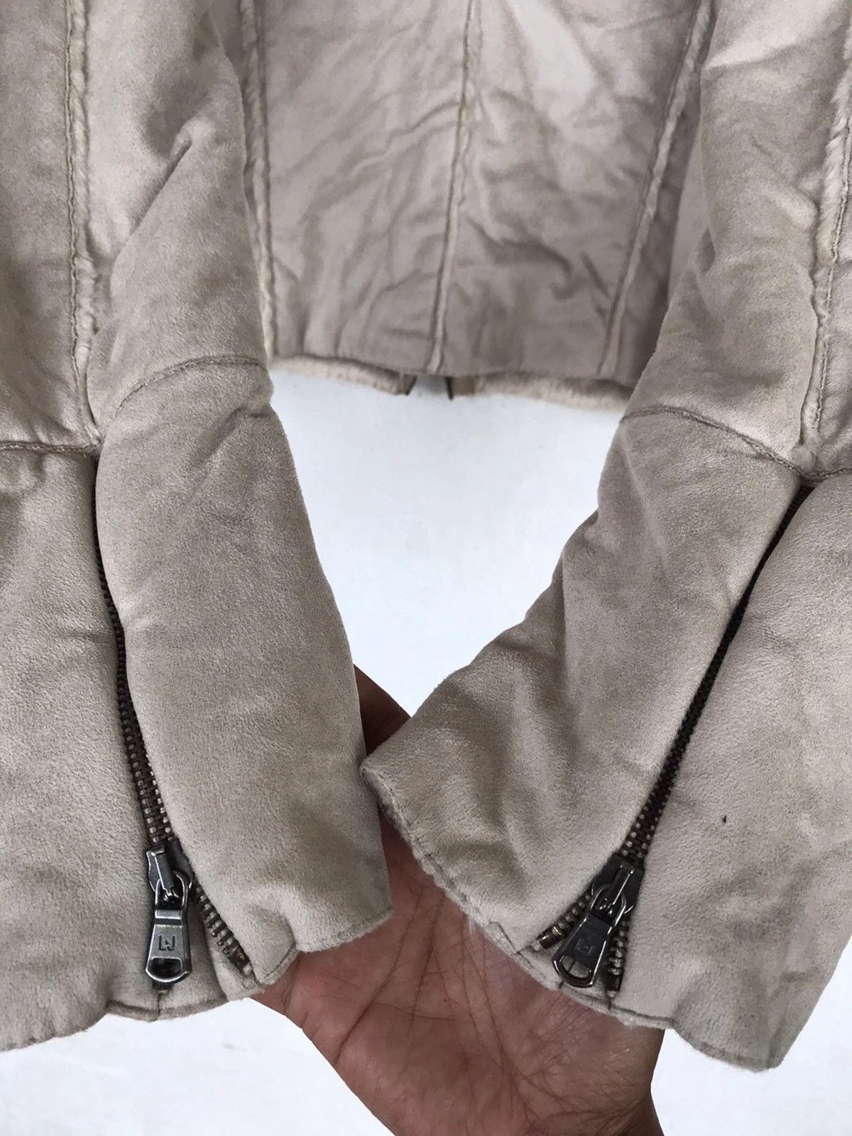 Liu Jo 💥Avant-Garde Liu-Jo Italy Zipper Fur Jacket Size S / US 4 / IT 40 - 7 Thumbnail