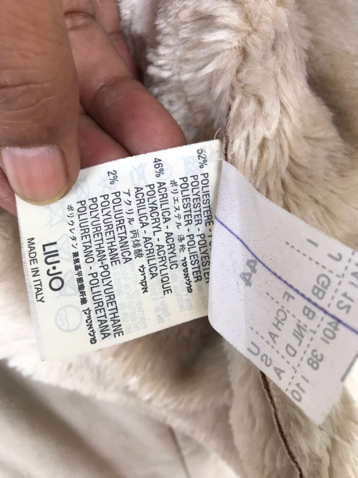 Liu Jo 💥Avant-Garde Liu-Jo Italy Zipper Fur Jacket Size S / US 4 / IT 40 - 10 Thumbnail