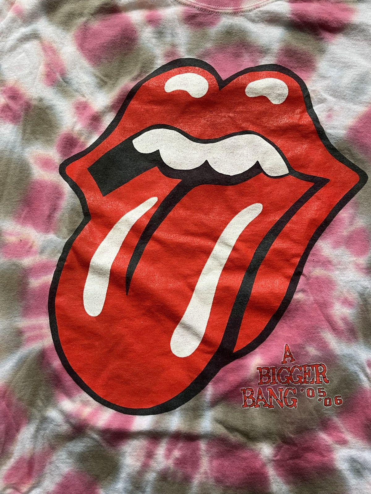 Vintage Vintage 2005-06 Rolling Stones A Bigger Bang Tour Shirt Size US XL / EU 56 / 4 - 5 Thumbnail