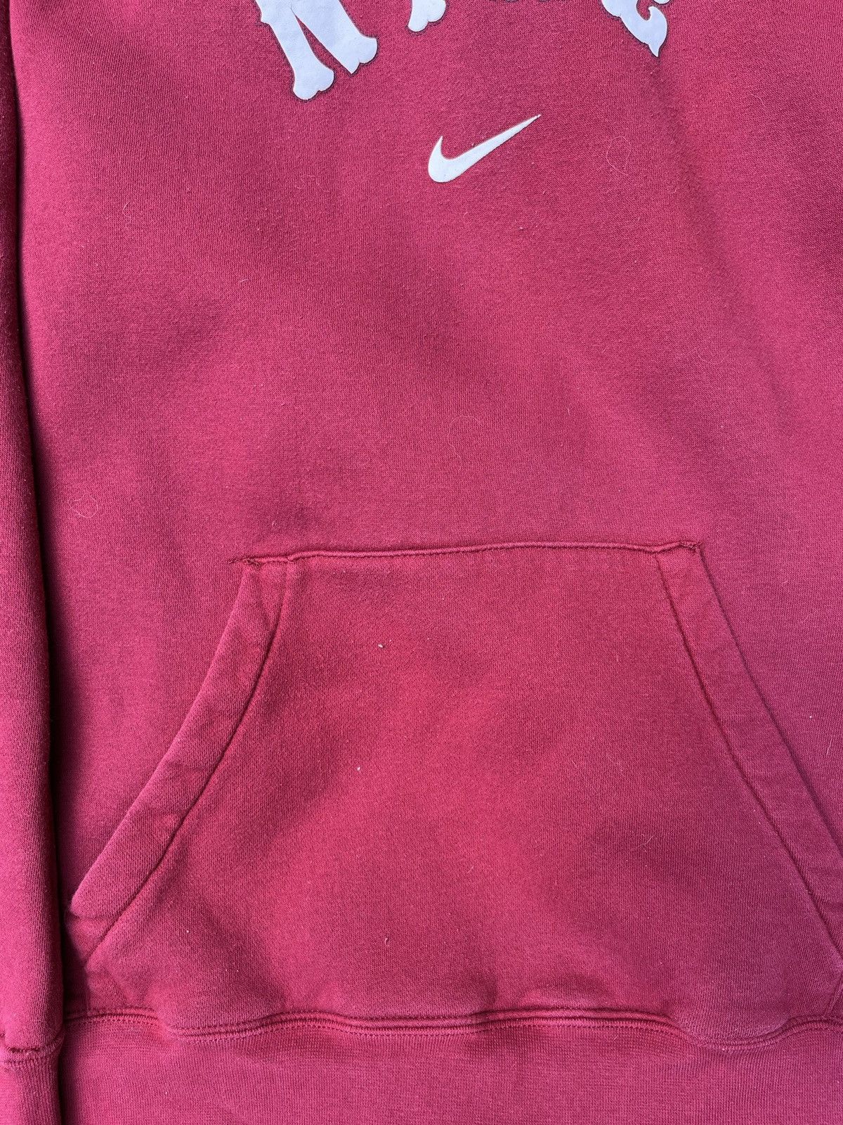 Nike Vintage Nike Center Swoosh Spell Out Hoodie Size US XXL / EU 58 / 5 - 7 Thumbnail