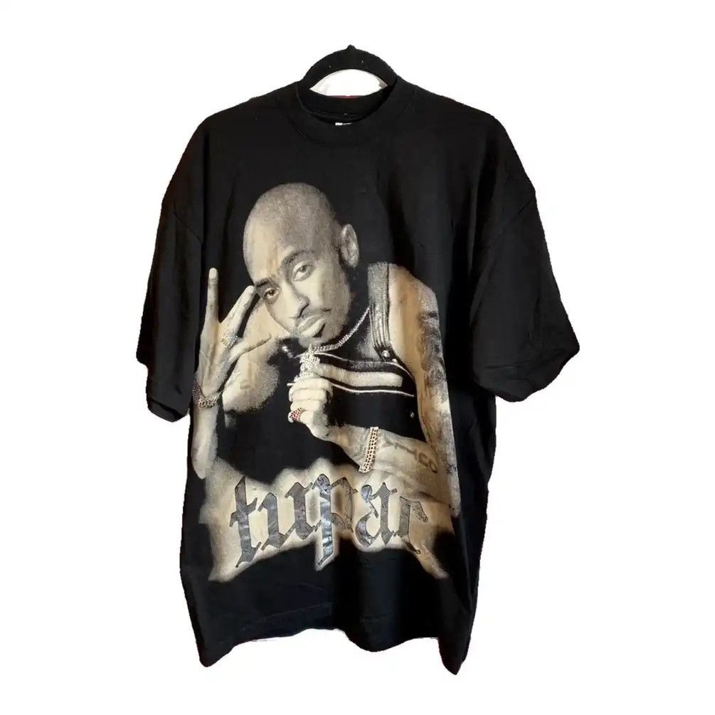 Vintage Early 2000s Tupac Shirt Size US XXL / EU 58 / 5 - 1 Thumbnail