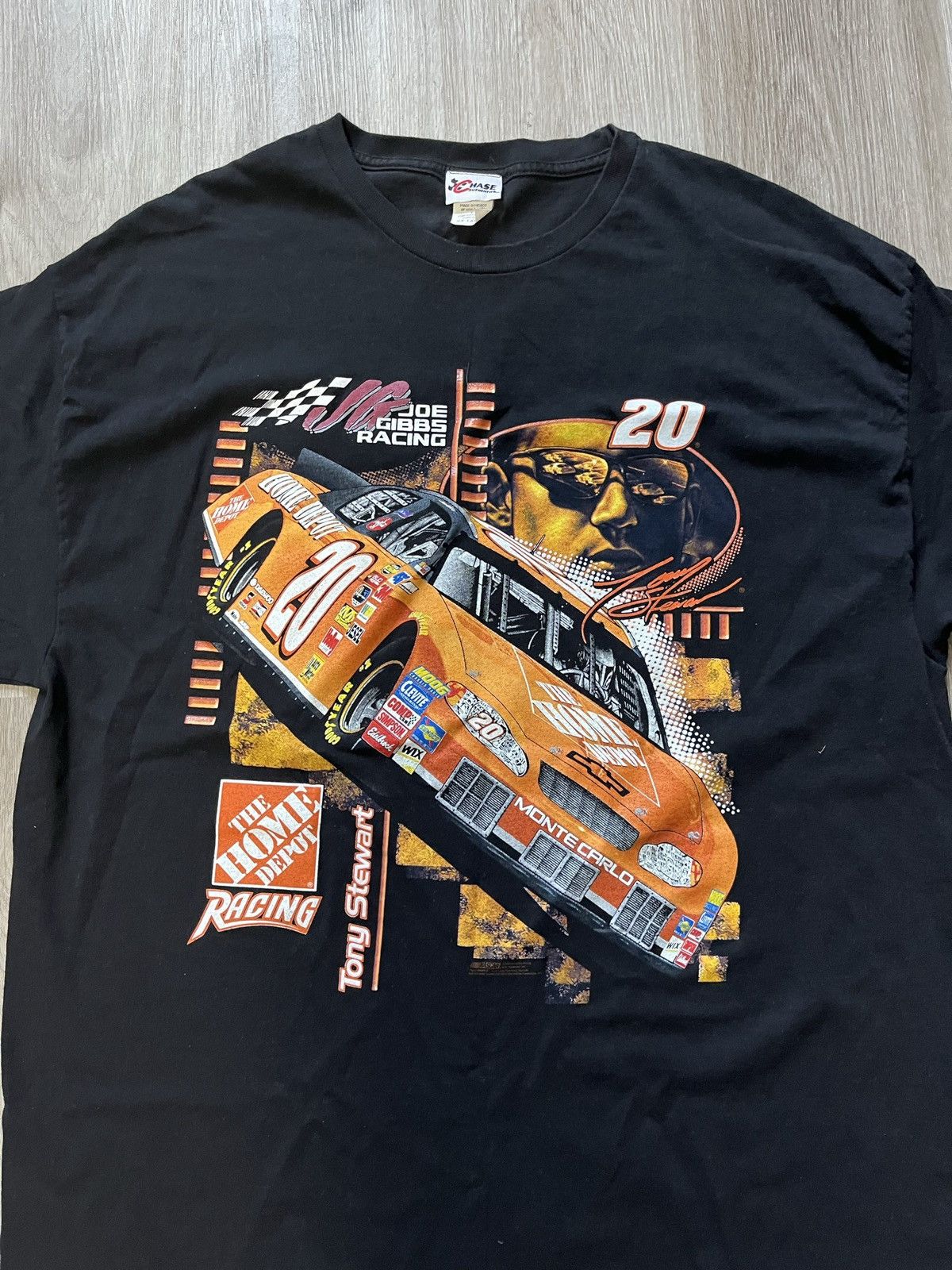 Chase Authentics Tony Stewart Home Depot Men's Chase Authentic Tshirt Size US XXL / EU 58 / 5 - 2 Thumbnail