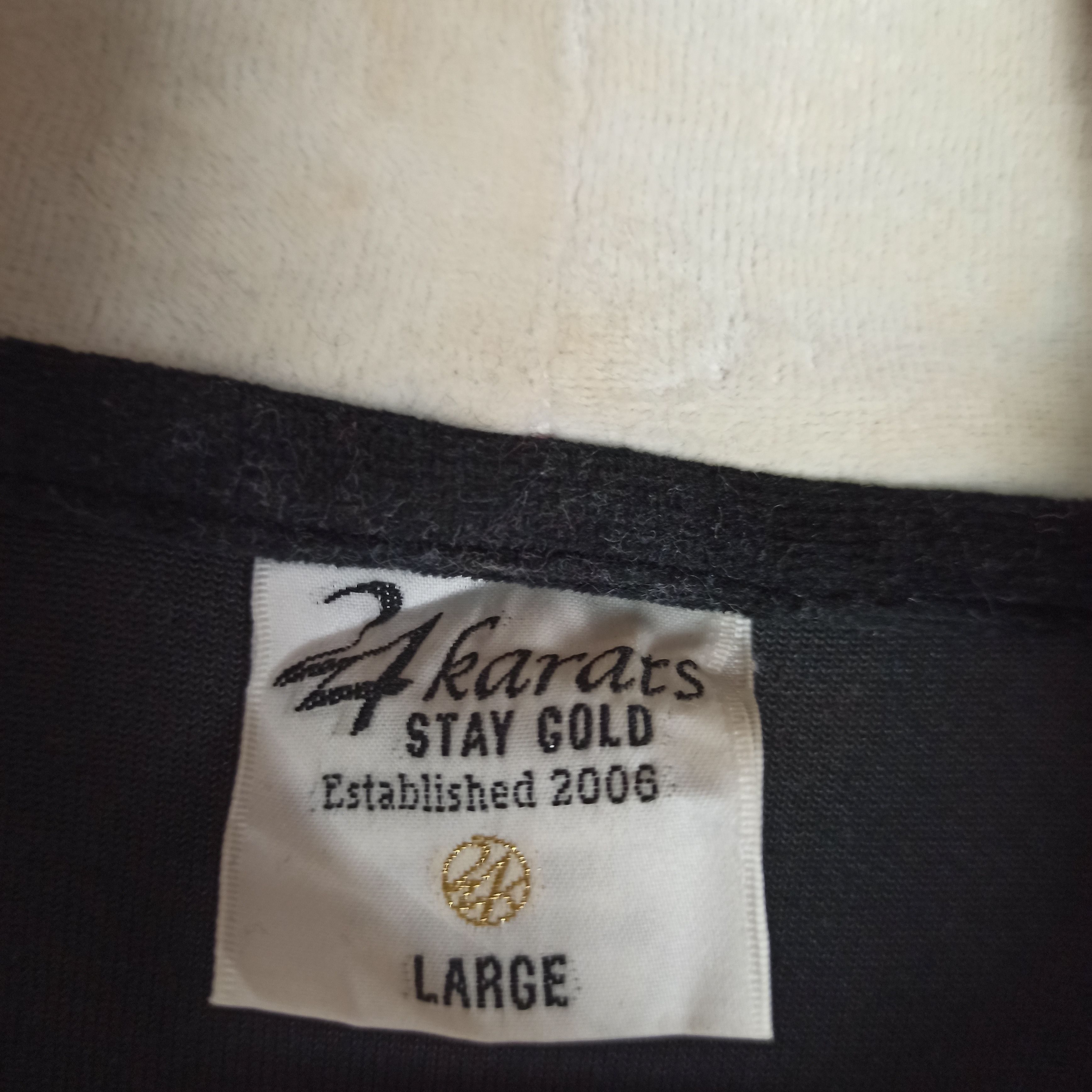 14th Addiction RARE 24 KARAT VELVET ZIPPER HOODIES TRIBE OF GOLD Size US L / EU 52-54 / 3 - 7 Thumbnail