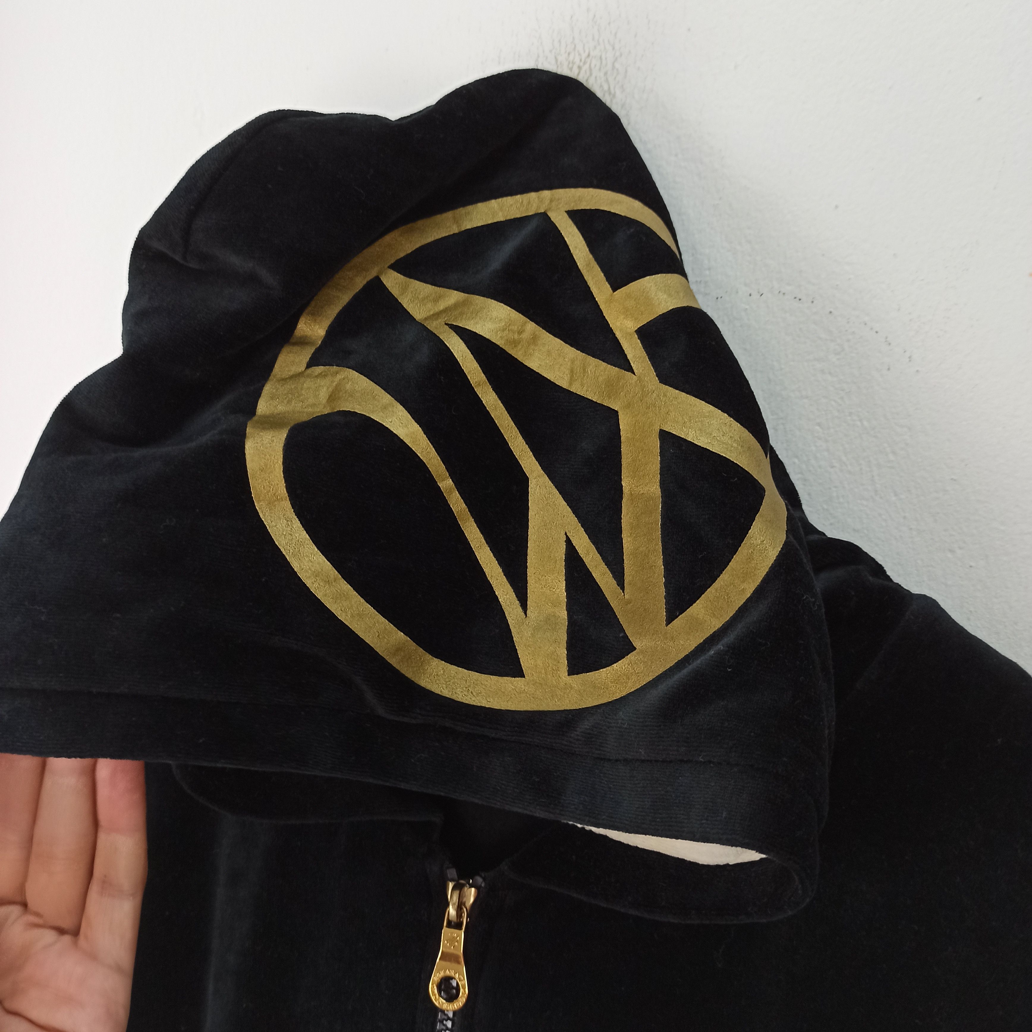 14th Addiction RARE 24 KARAT VELVET ZIPPER HOODIES TRIBE OF GOLD Size US L / EU 52-54 / 3 - 4 Thumbnail
