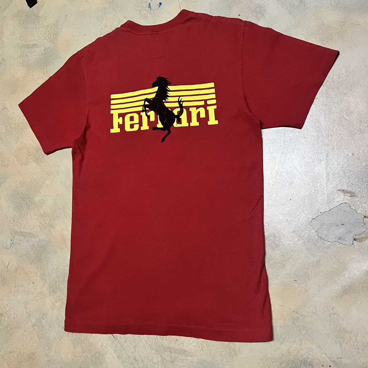 Ferrari Vintage Ferrari Big Logo T Shirt Size US S / EU 44-46 / 1 - 3 Thumbnail