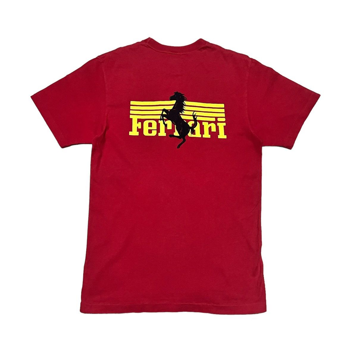 Ferrari Vintage Ferrari Big Logo T Shirt Size US S / EU 44-46 / 1 - 1 Thumbnail