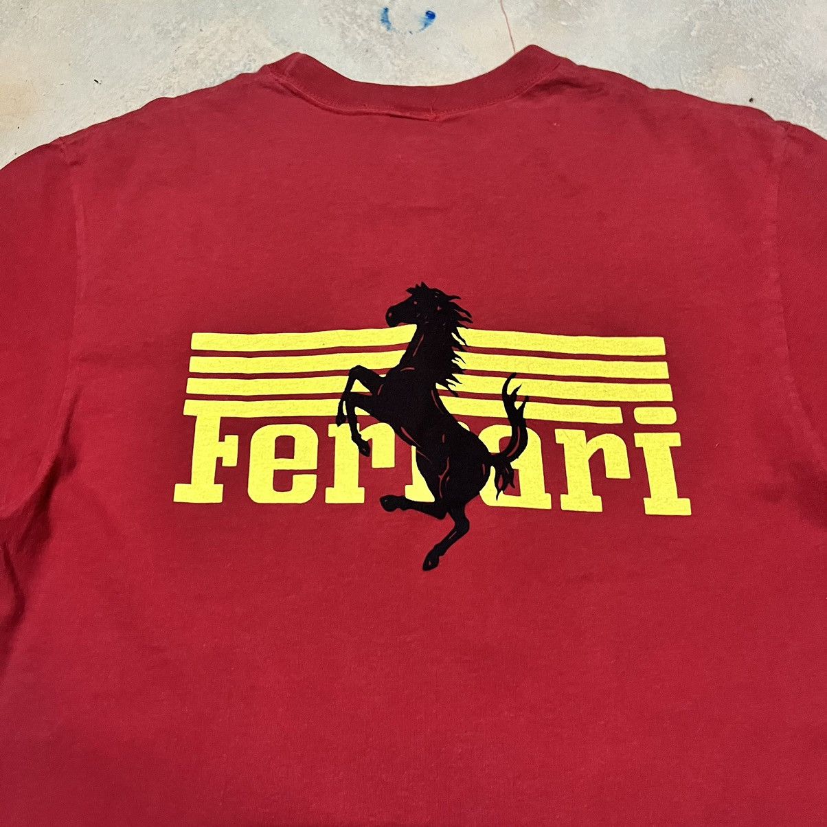 Ferrari Vintage Ferrari Big Logo T Shirt Size US S / EU 44-46 / 1 - 6 Thumbnail