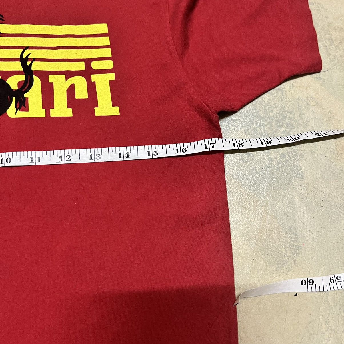 Ferrari Vintage Ferrari Big Logo T Shirt Size US S / EU 44-46 / 1 - 7 Thumbnail