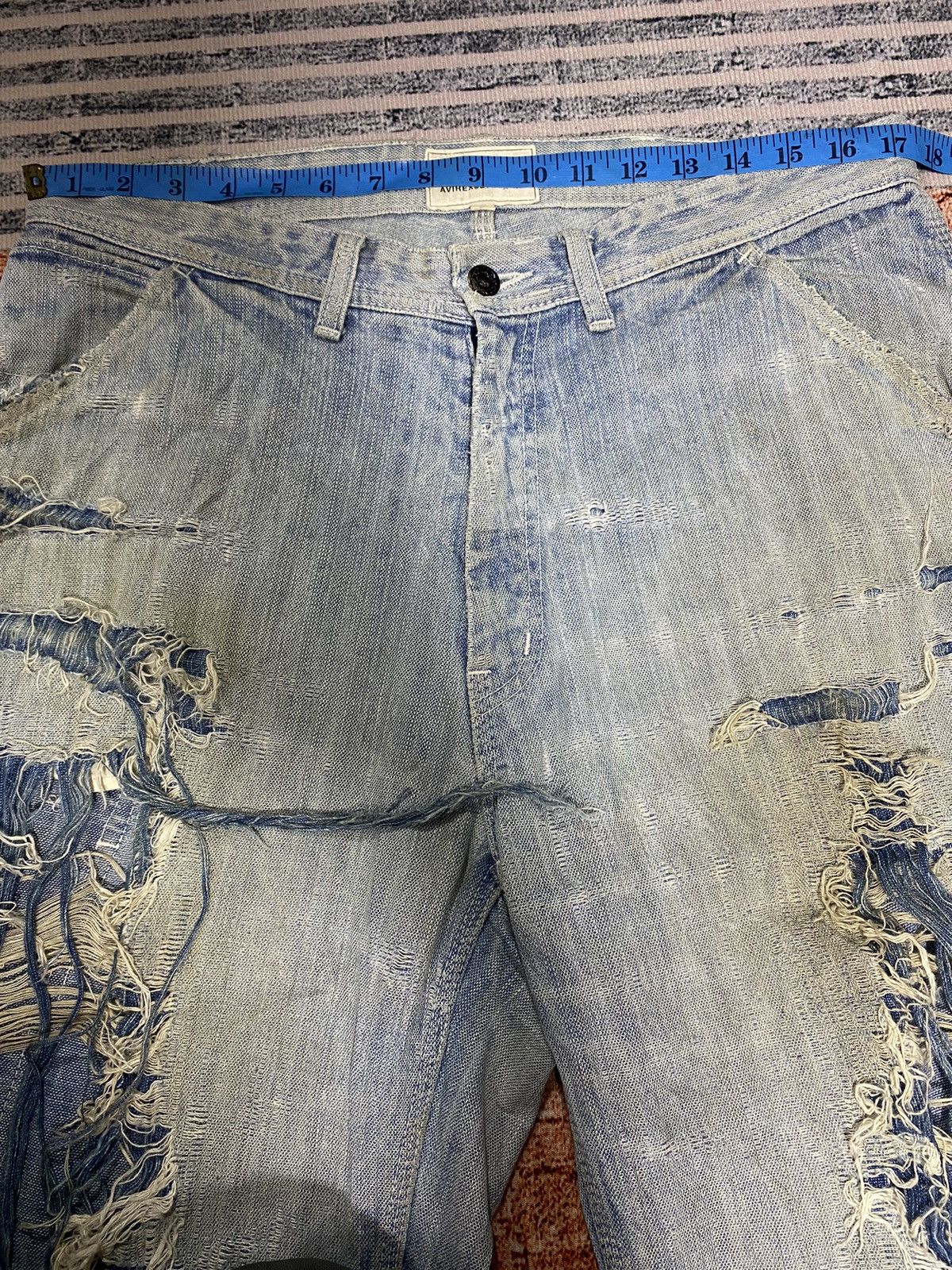 AVIREX FLIGHT DISTRESSED HERRINGBONE NO. 28-A6755