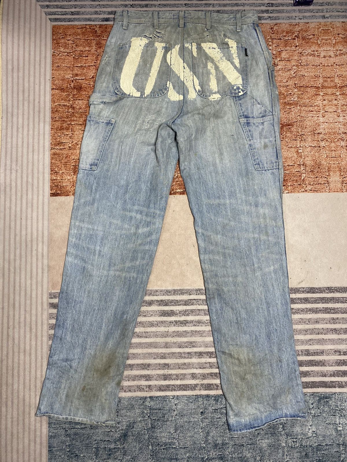 AVIREX FLIGHT DISTRESSED HERRINGBONE NO. 28-A6755