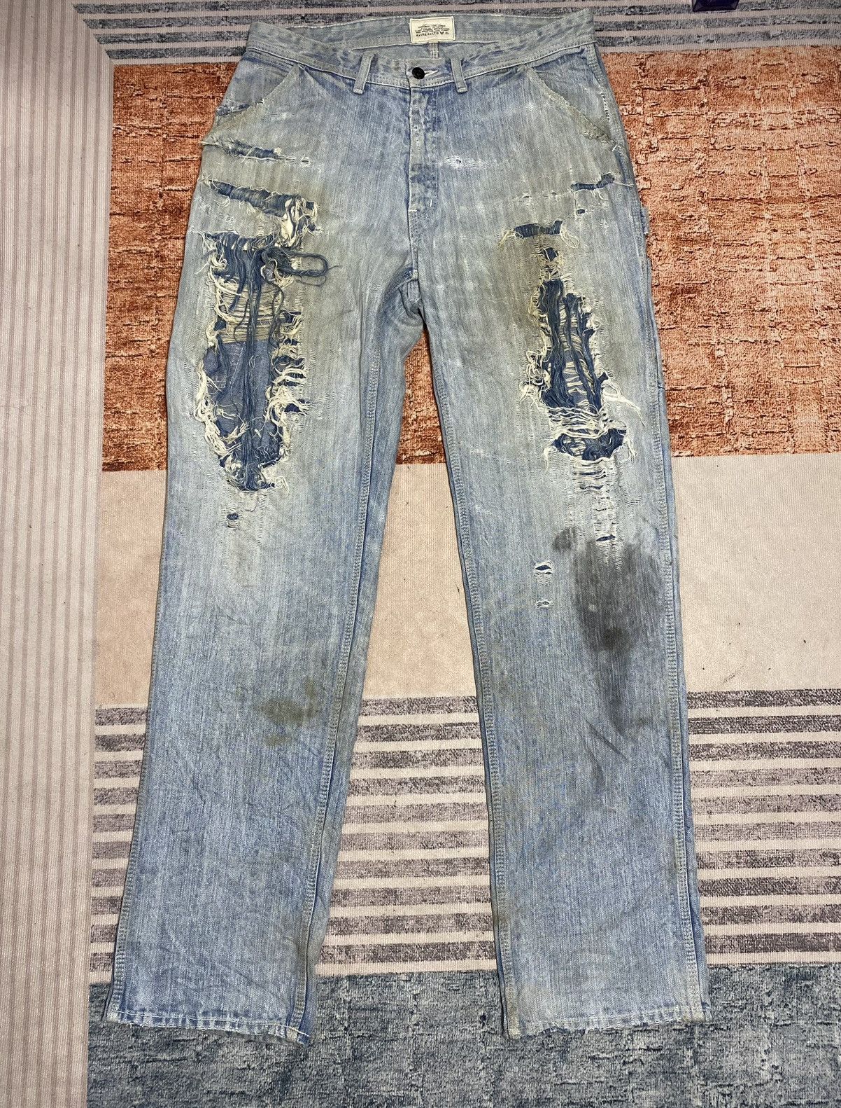 AVIREX FLIGHT DISTRESSED HERRINGBONE NO. 28-A6755