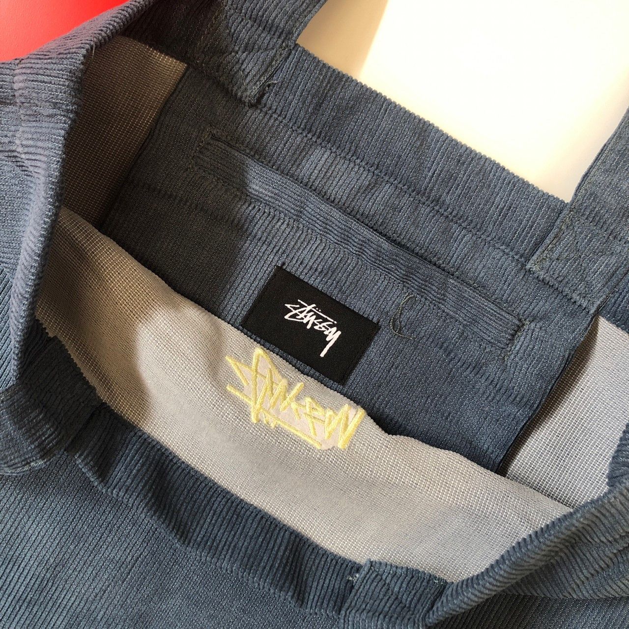 Stussy Stussy Logo Corduroy Washed Totebag Size ONE SIZE - 5 Thumbnail