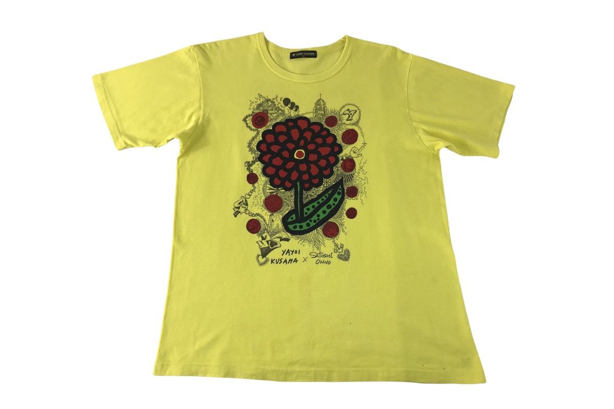 Japanese Brand Vintage 24Hour Television Yayoi Kusama X Satoshi Ohno Tee Size US L / EU 52-54 / 3 - 1 Thumbnail