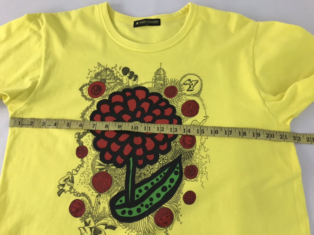 Japanese Brand Vintage 24Hour Television Yayoi Kusama X Satoshi Ohno Tee Size US L / EU 52-54 / 3 - 10 Thumbnail