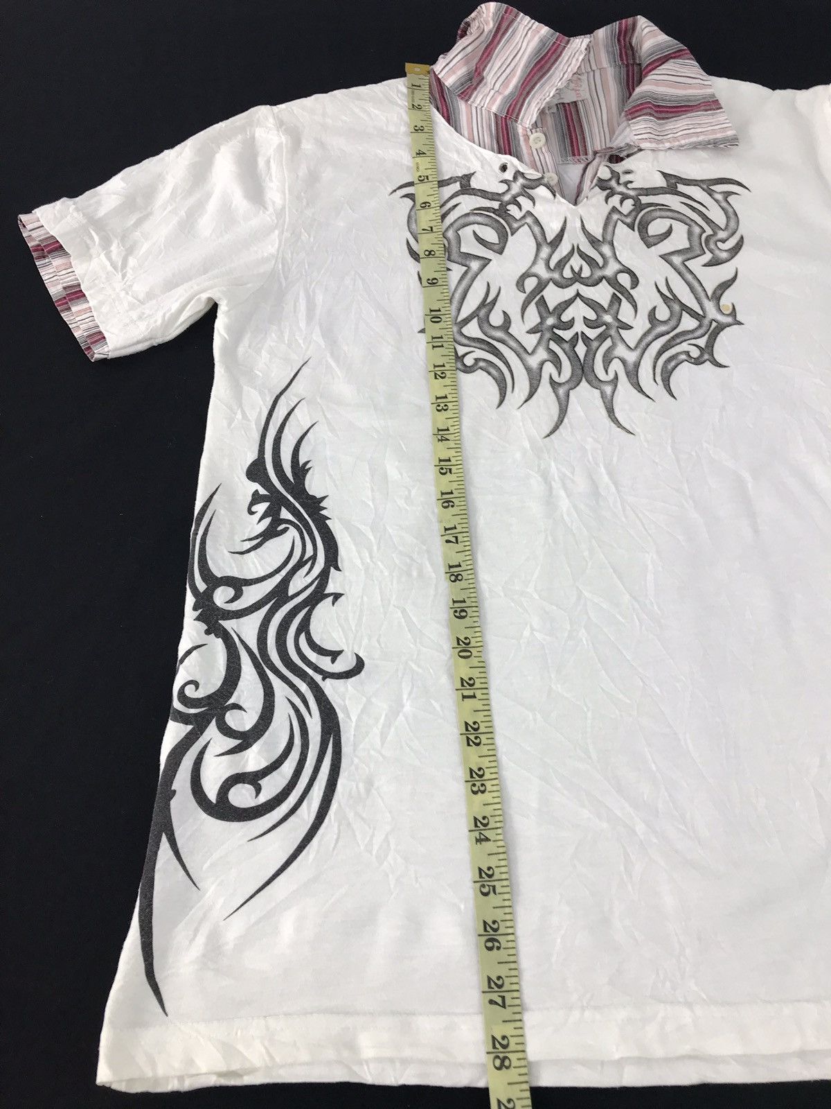 Vintage Vintage Red Line Double Neck Fashion Style Size US M / EU 48-50 / 2 - 9 Thumbnail
