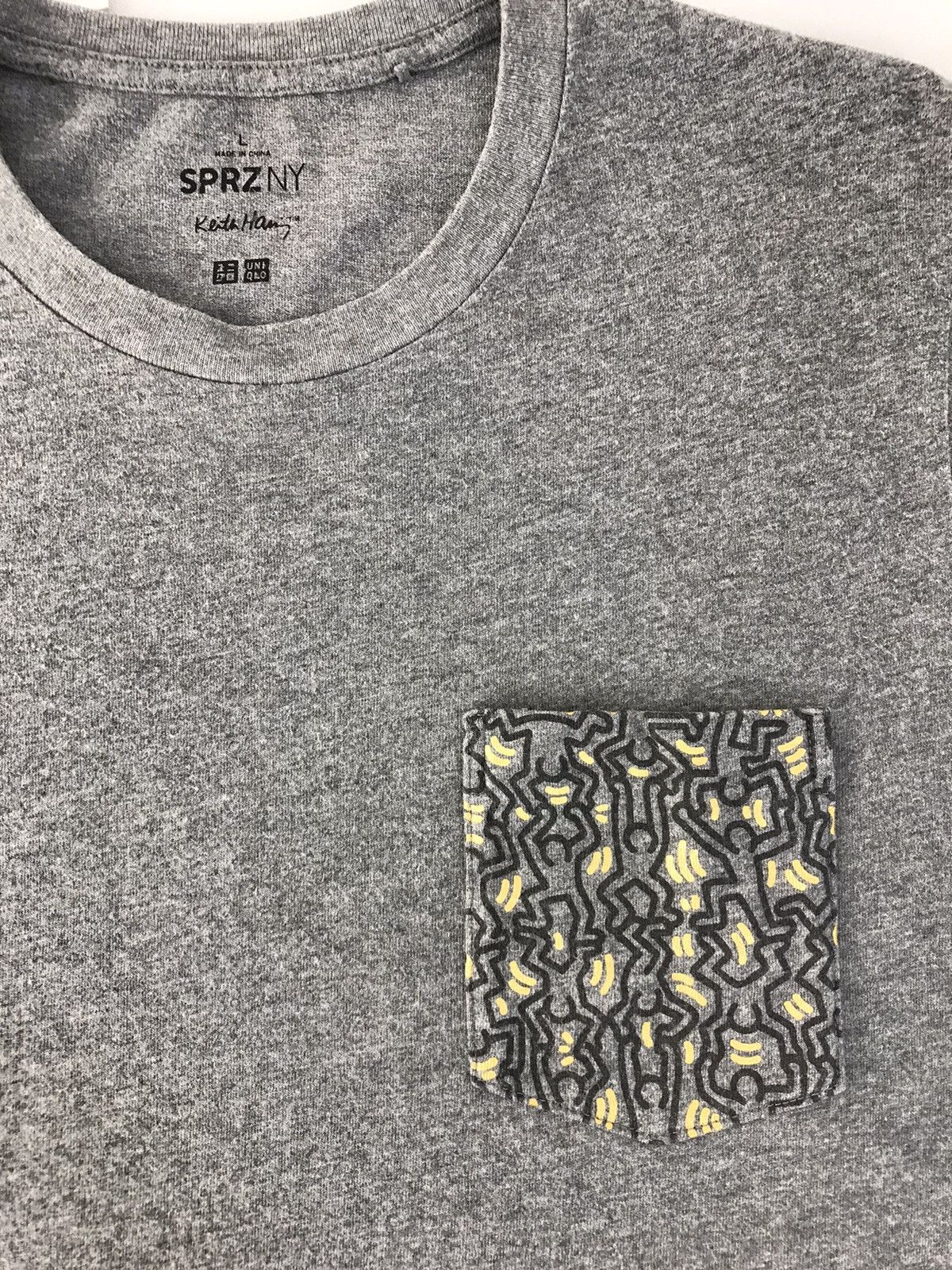Japanese Brand × Keith Haring The Keith Haring Singgle Pocket Design Tee Size US M / EU 48-50 / 2 - 4 Thumbnail