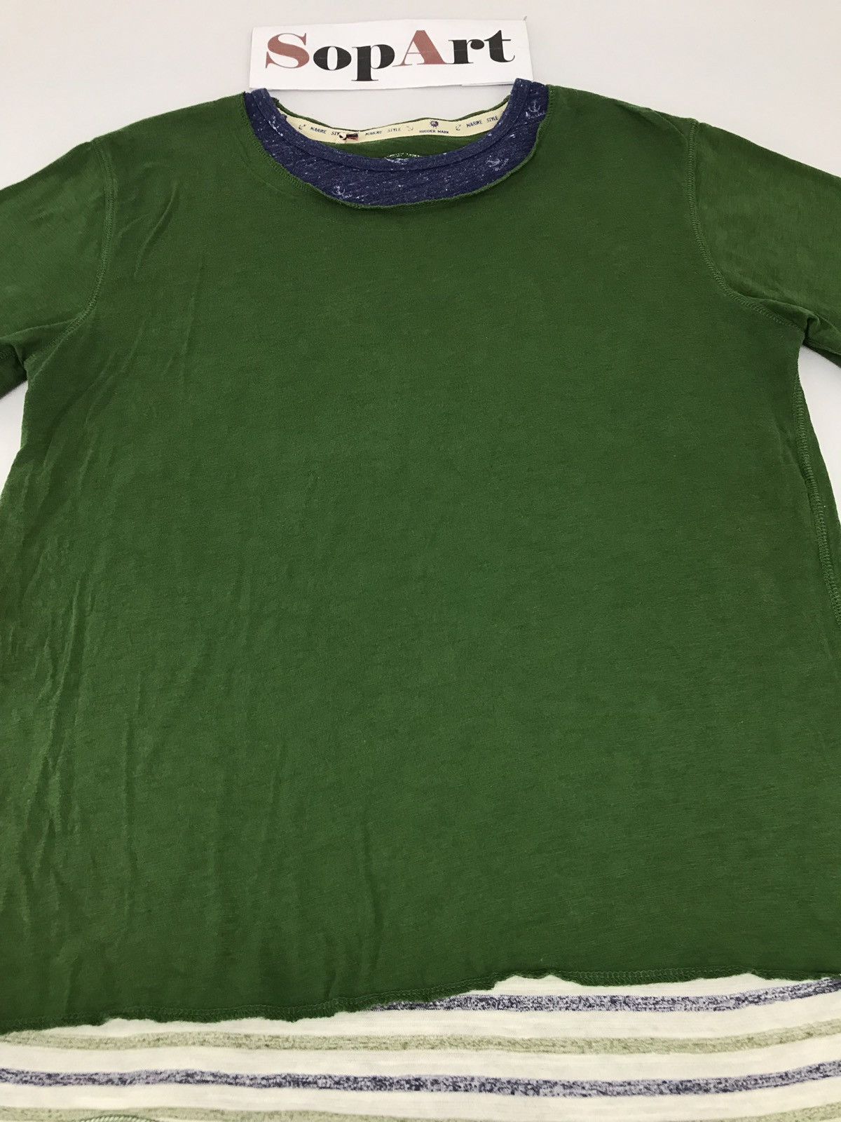 Japanese Brand Lime Inc Doubles Colour Distressed Marine Style Size US M / EU 48-50 / 2 - 3 Thumbnail