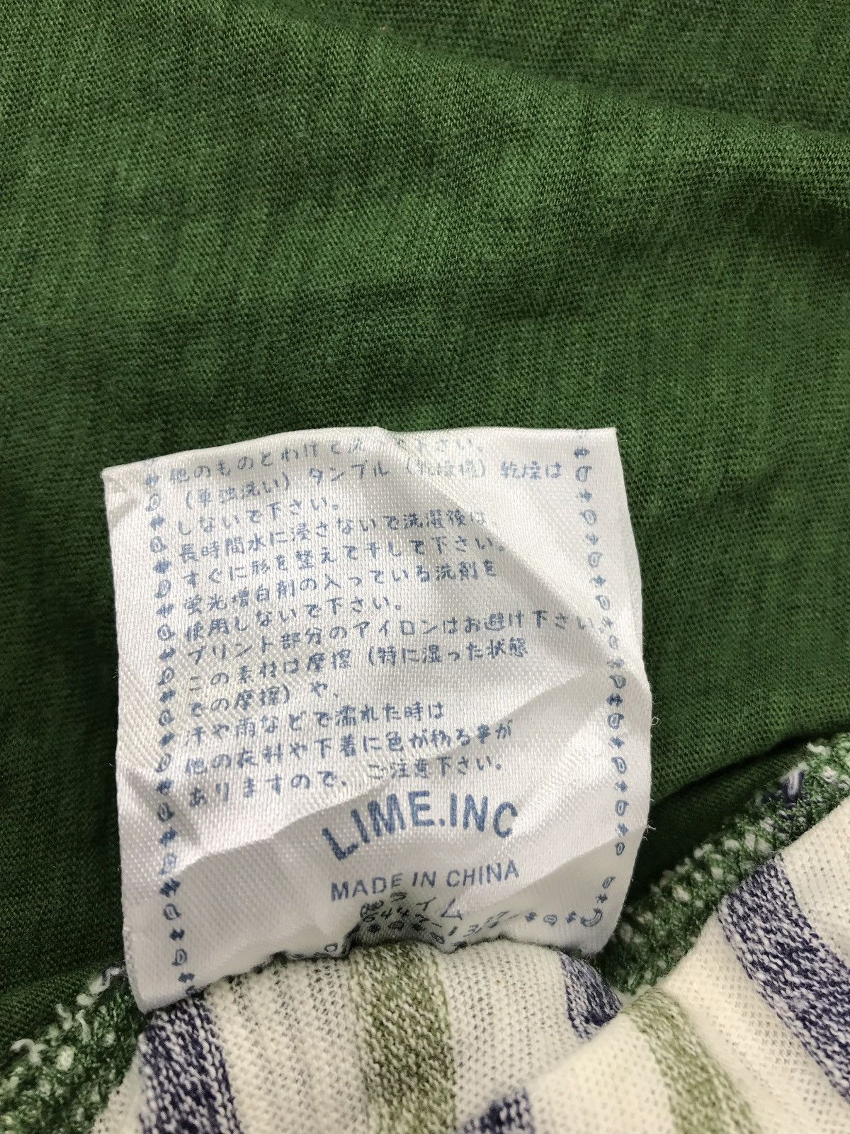 Japanese Brand Lime Inc Doubles Colour Distressed Marine Style Size US M / EU 48-50 / 2 - 7 Thumbnail