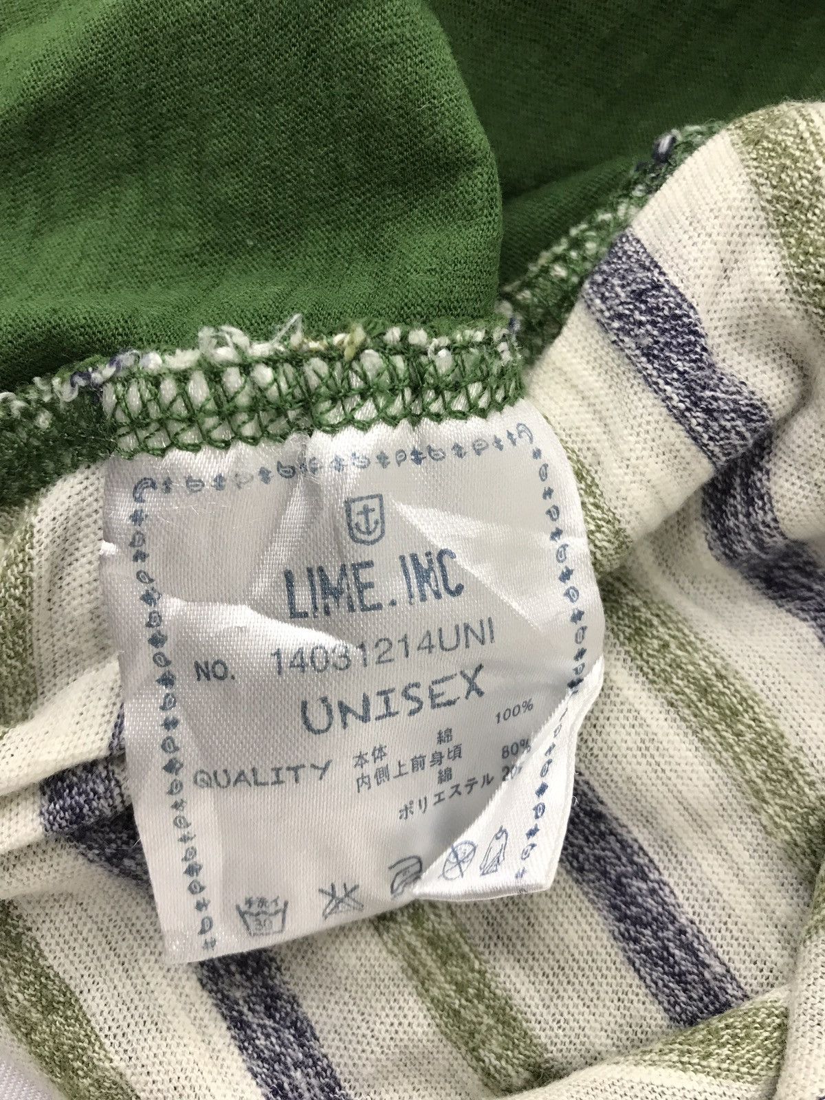 Japanese Brand Lime Inc Doubles Colour Distressed Marine Style Size US M / EU 48-50 / 2 - 6 Thumbnail