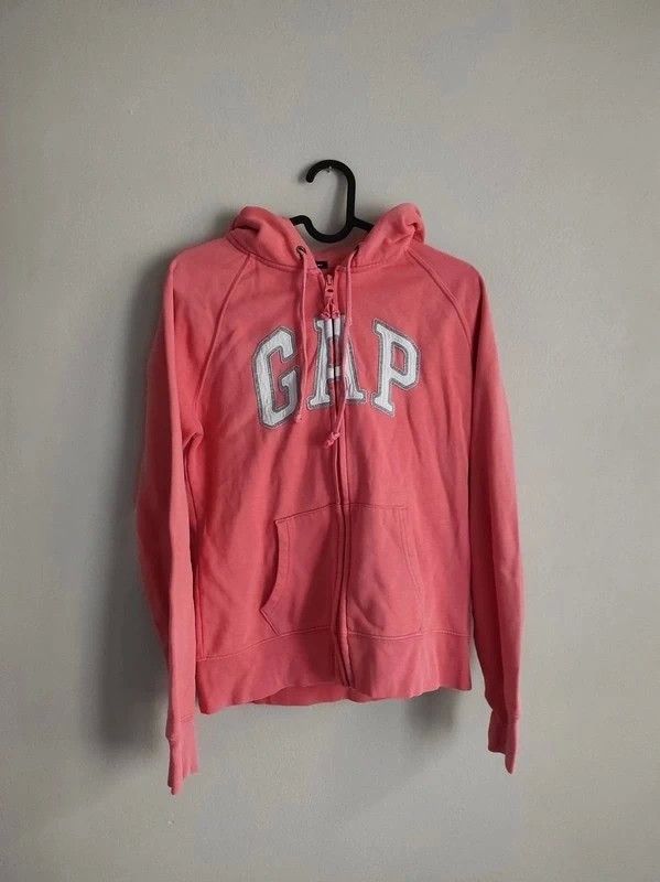 Gap Vintage Gap baby pink zip hoodie | Grailed