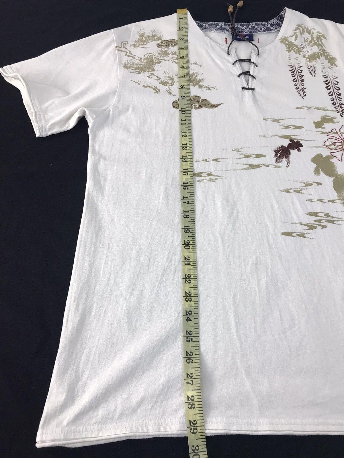 Japanese Brand × Vintage Vtg Cune All Graphic Fish Koi Design Tee Size US L / EU 52-54 / 3 - 13 Thumbnail