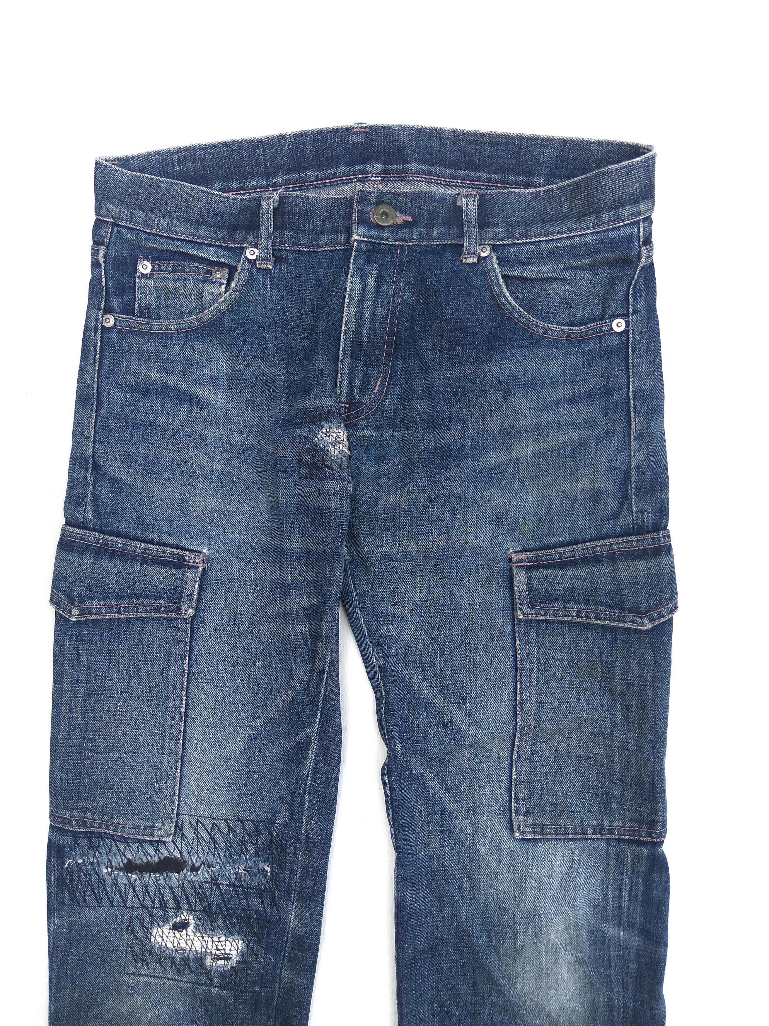 Neighborhood 🔥 Neighborhood Cargo Jeans Savage Denim Distressed Size US 34 / EU 50 - 2 Thumbnail