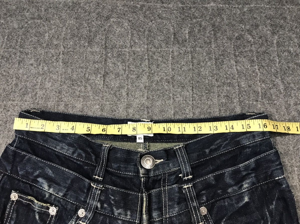 Japanese Brand × Vintage Vtg Nylaus Double Waist Lightning Patches Phoenix Design Size US 33 - 15 Thumbnail